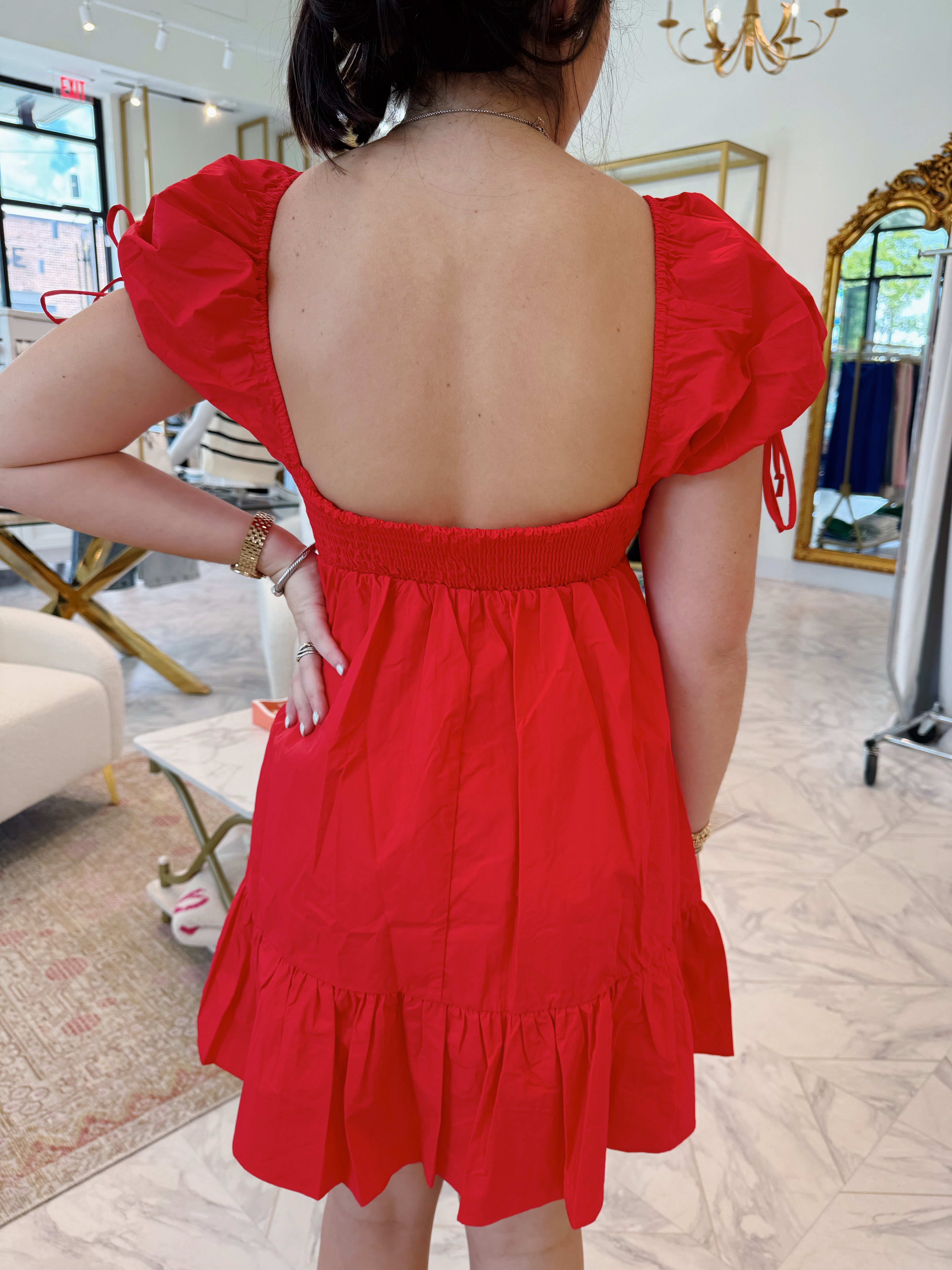 Finley Dress - Red