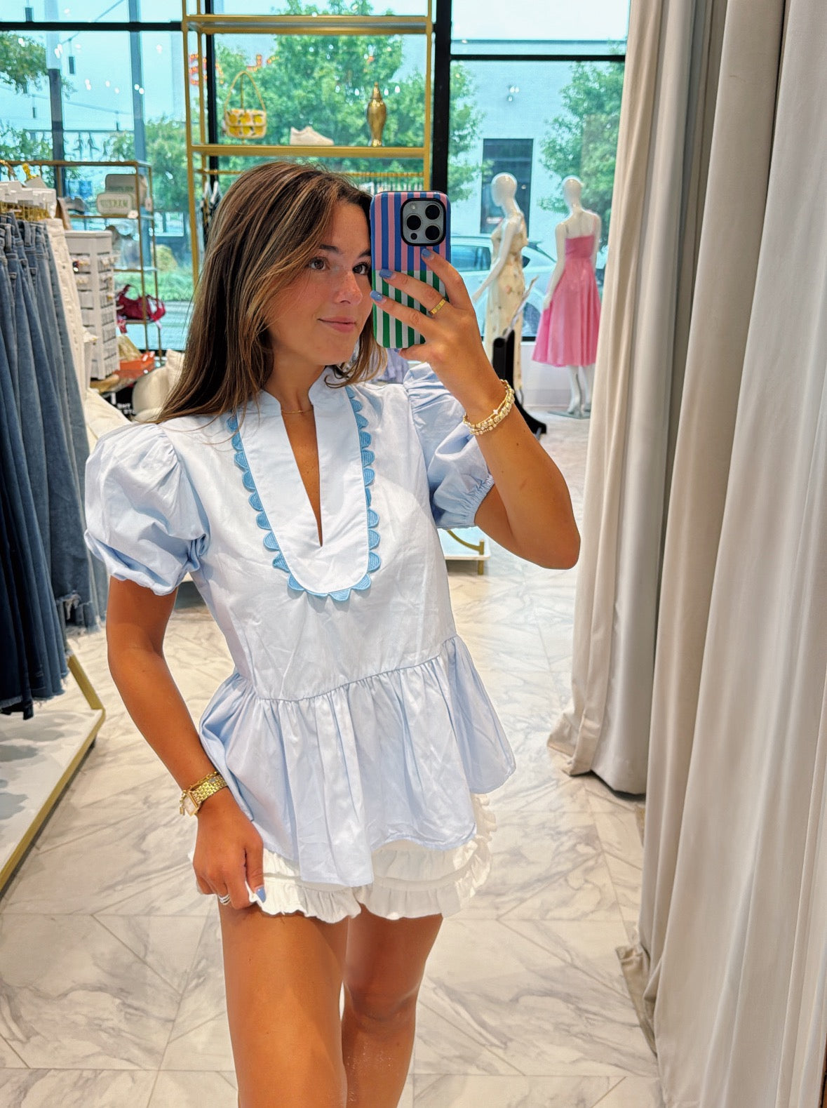 My Perfect Day Top - Blue