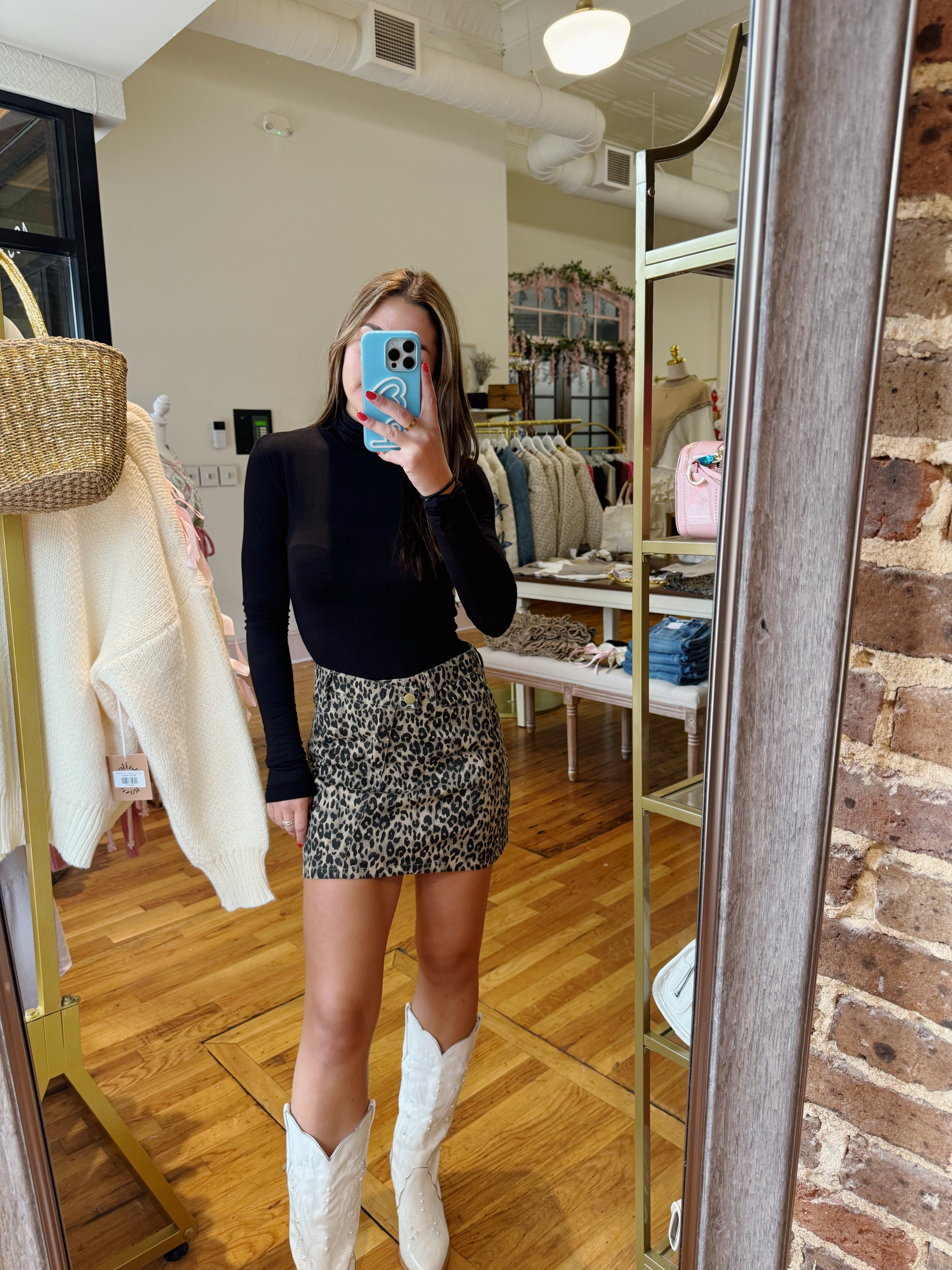 In the Wild Mini Skirt - Leopard