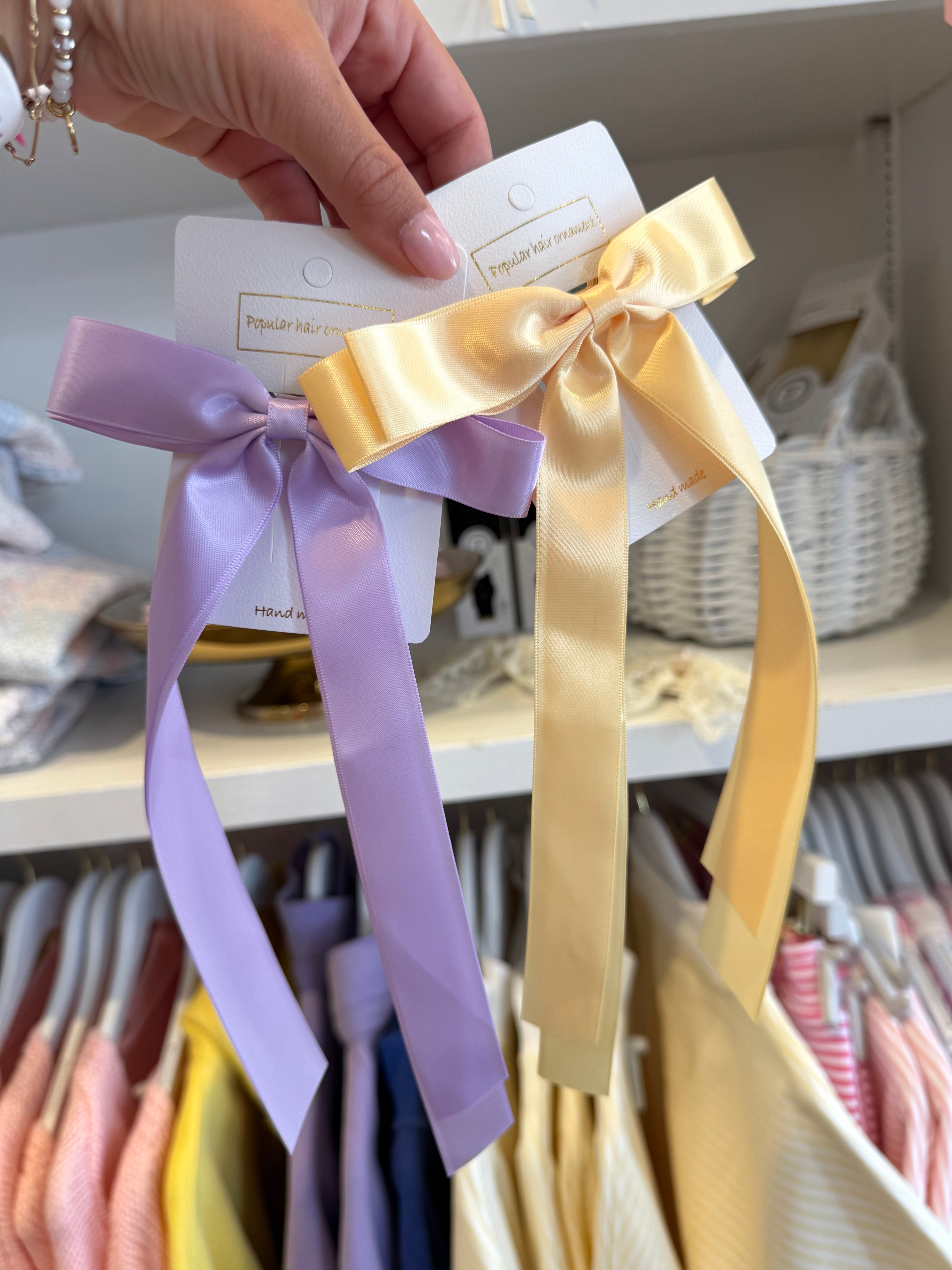 Purple Hair Bow