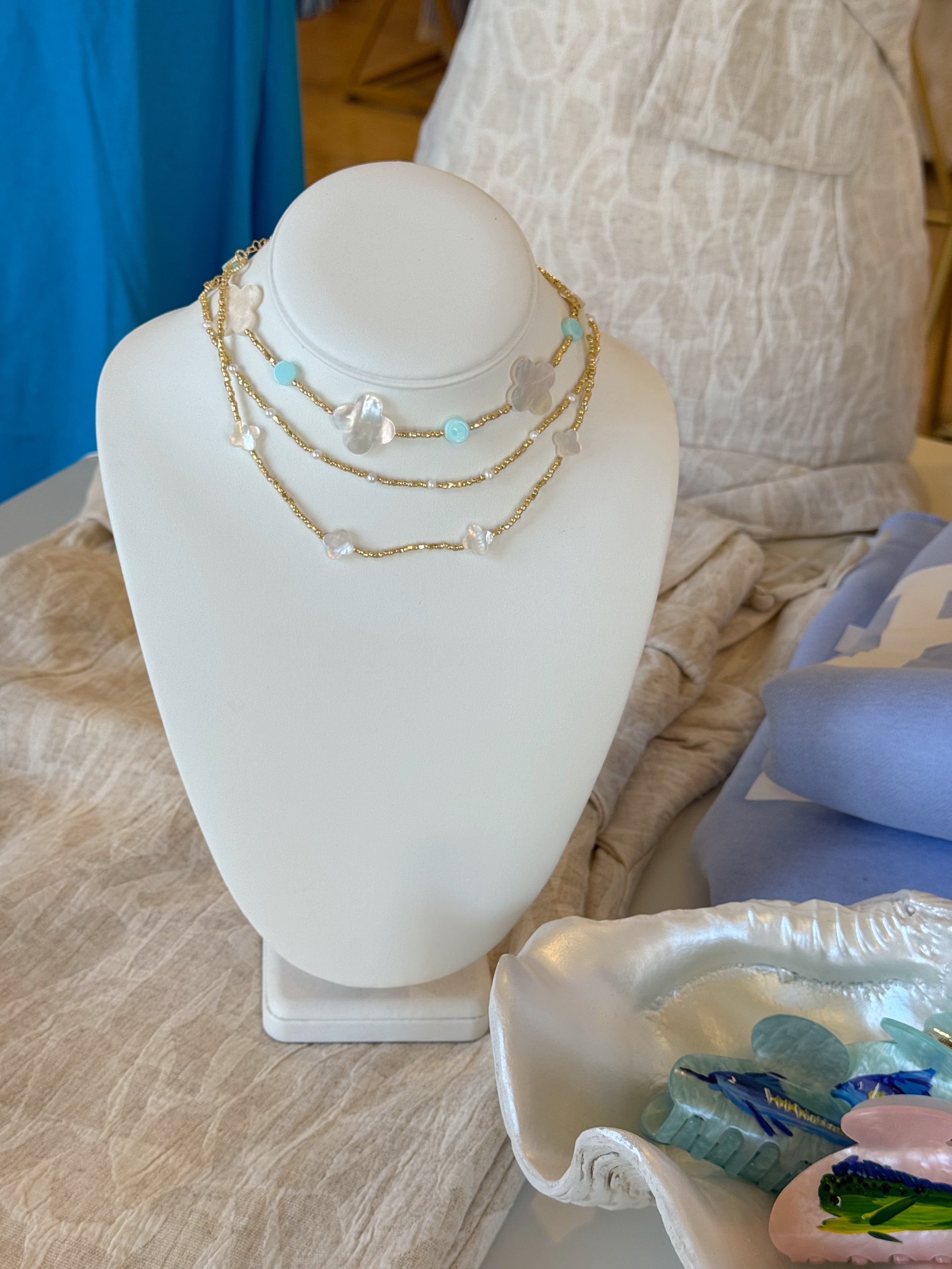 Multi Clover Choker