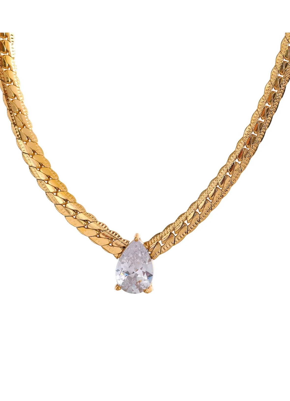 Liza Necklace - Gold - Water Resistant