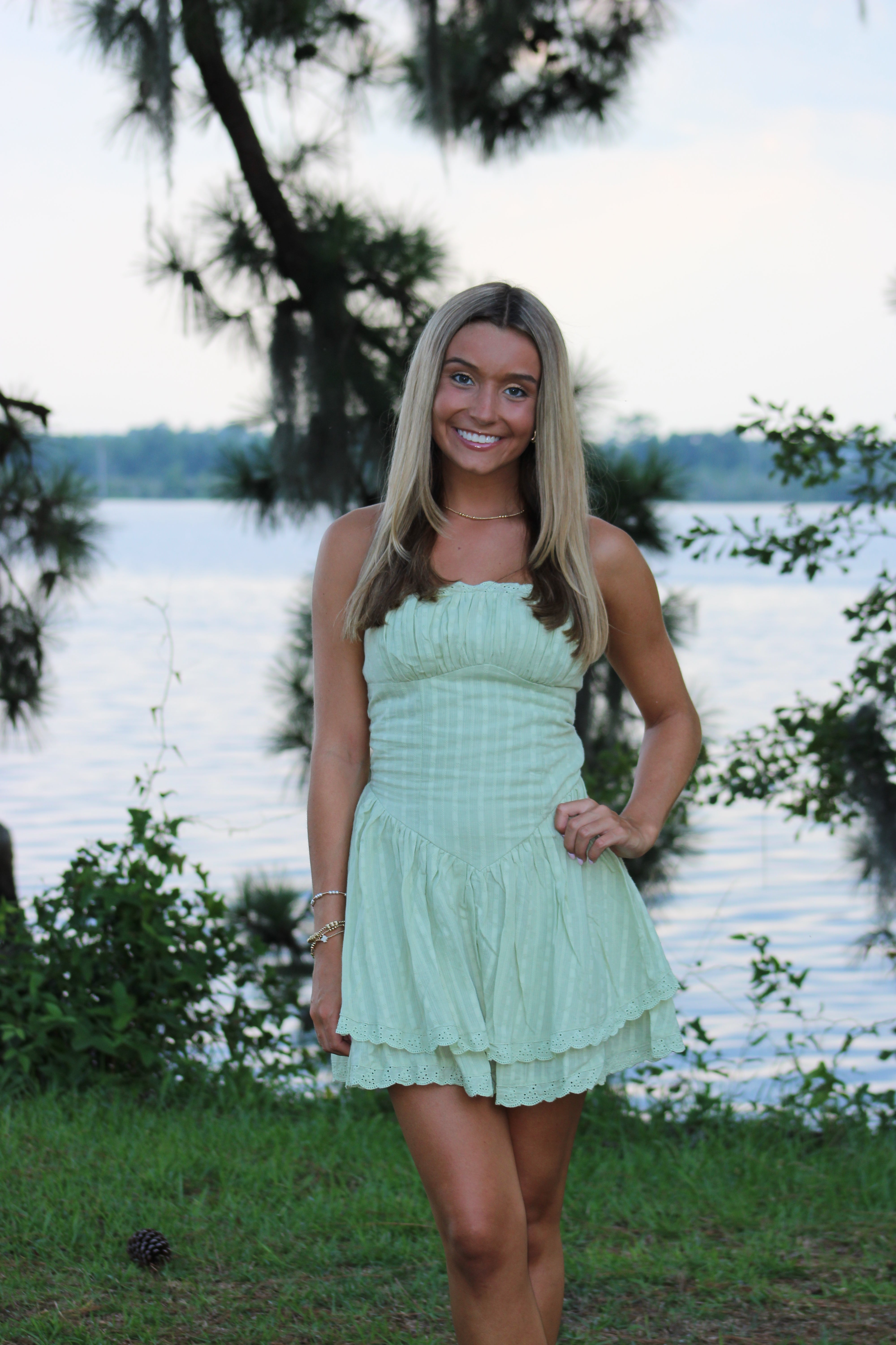 Get It Right Mini Dress - Sage