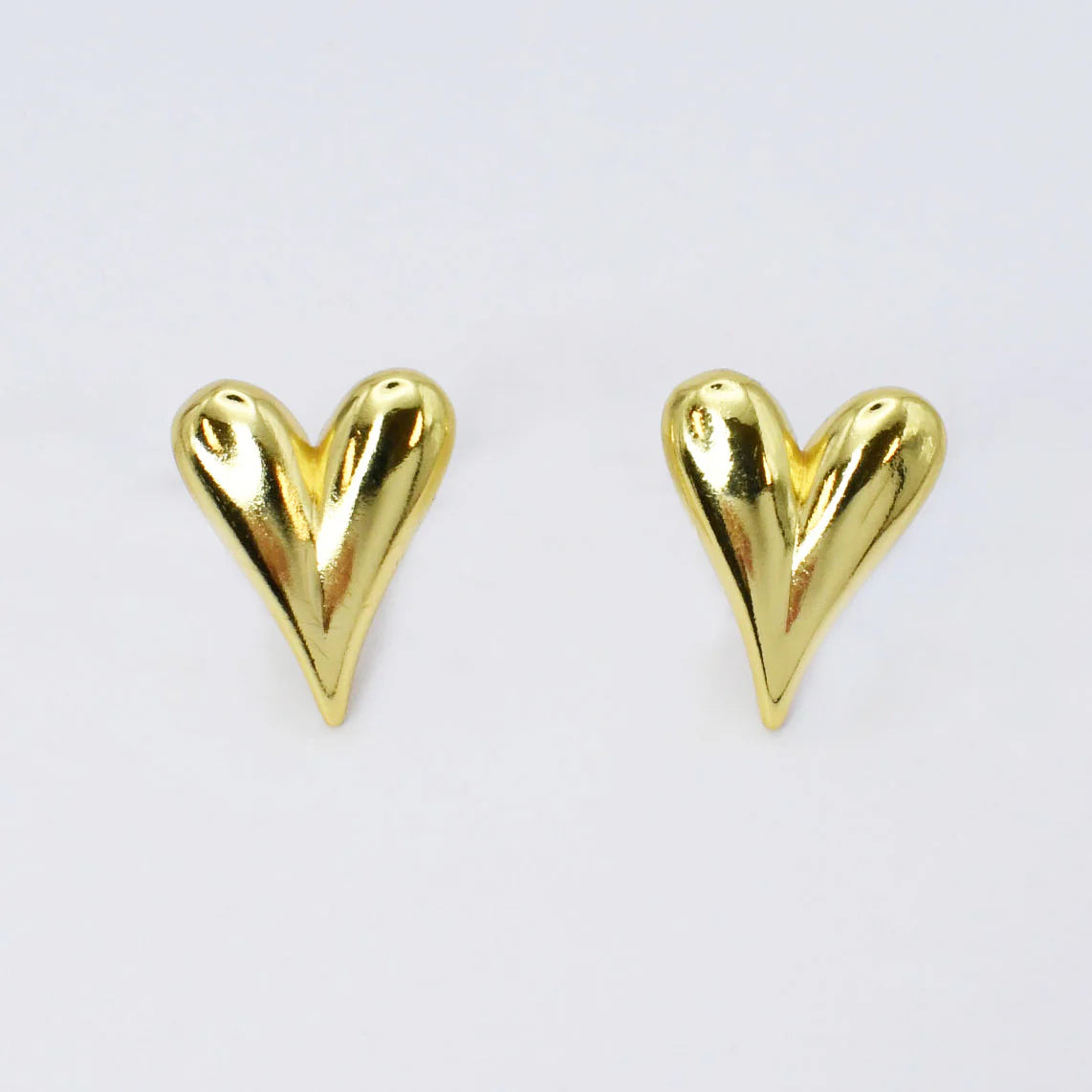 Big Heart Tear Stud