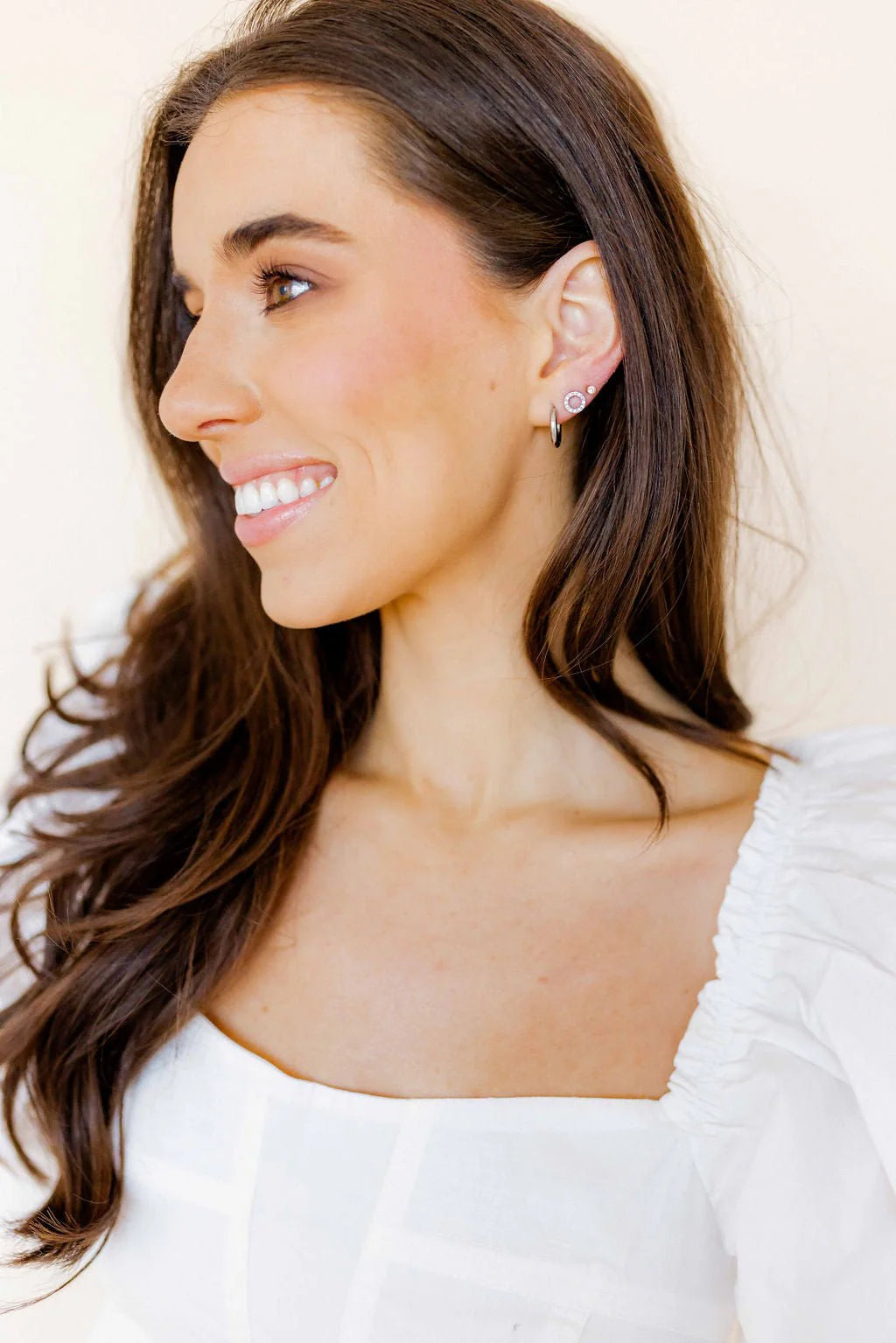 Scarlett Hoop Earrings - Silver 10mm