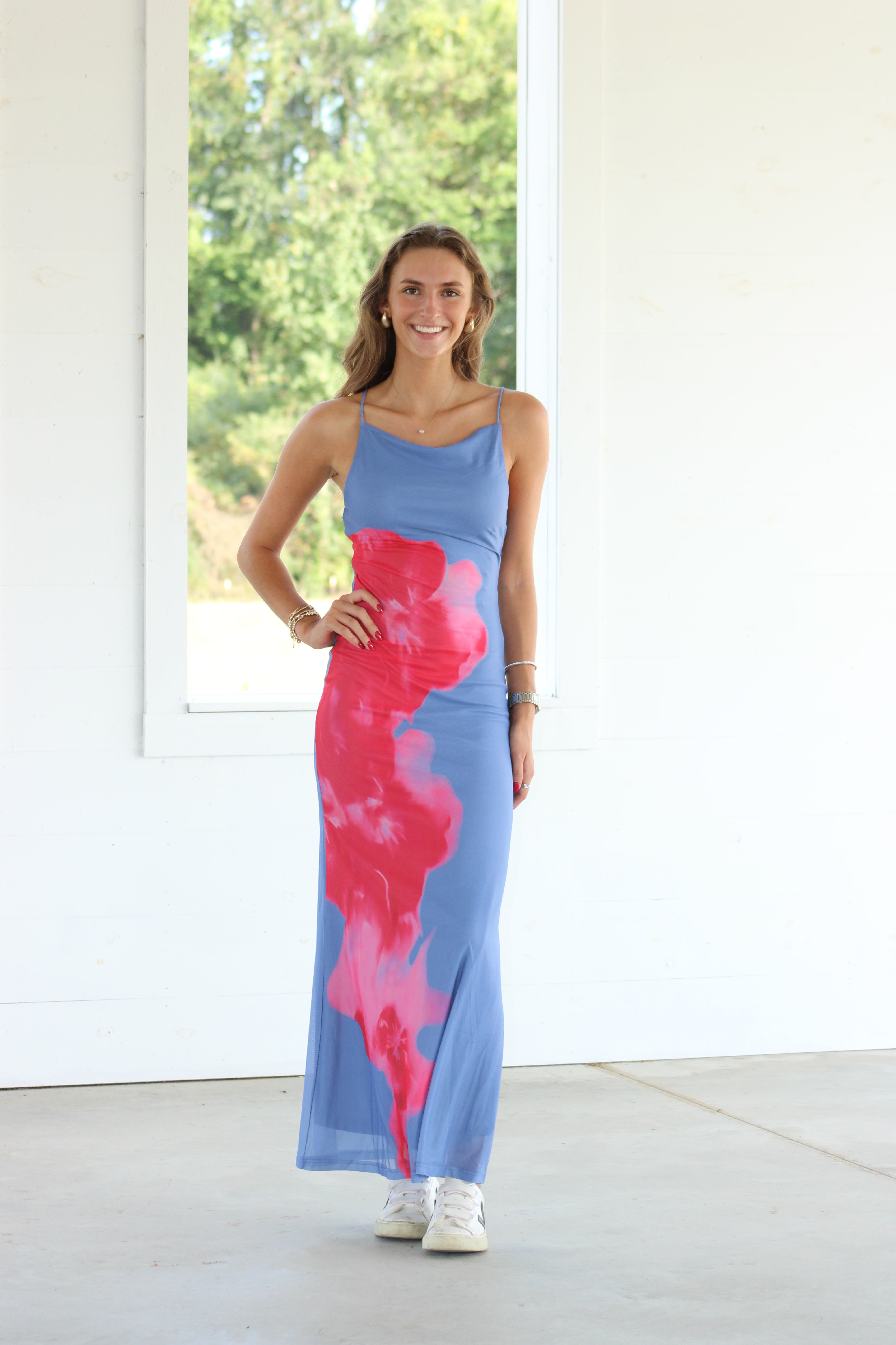 Angelica Maxi Dress - Blue