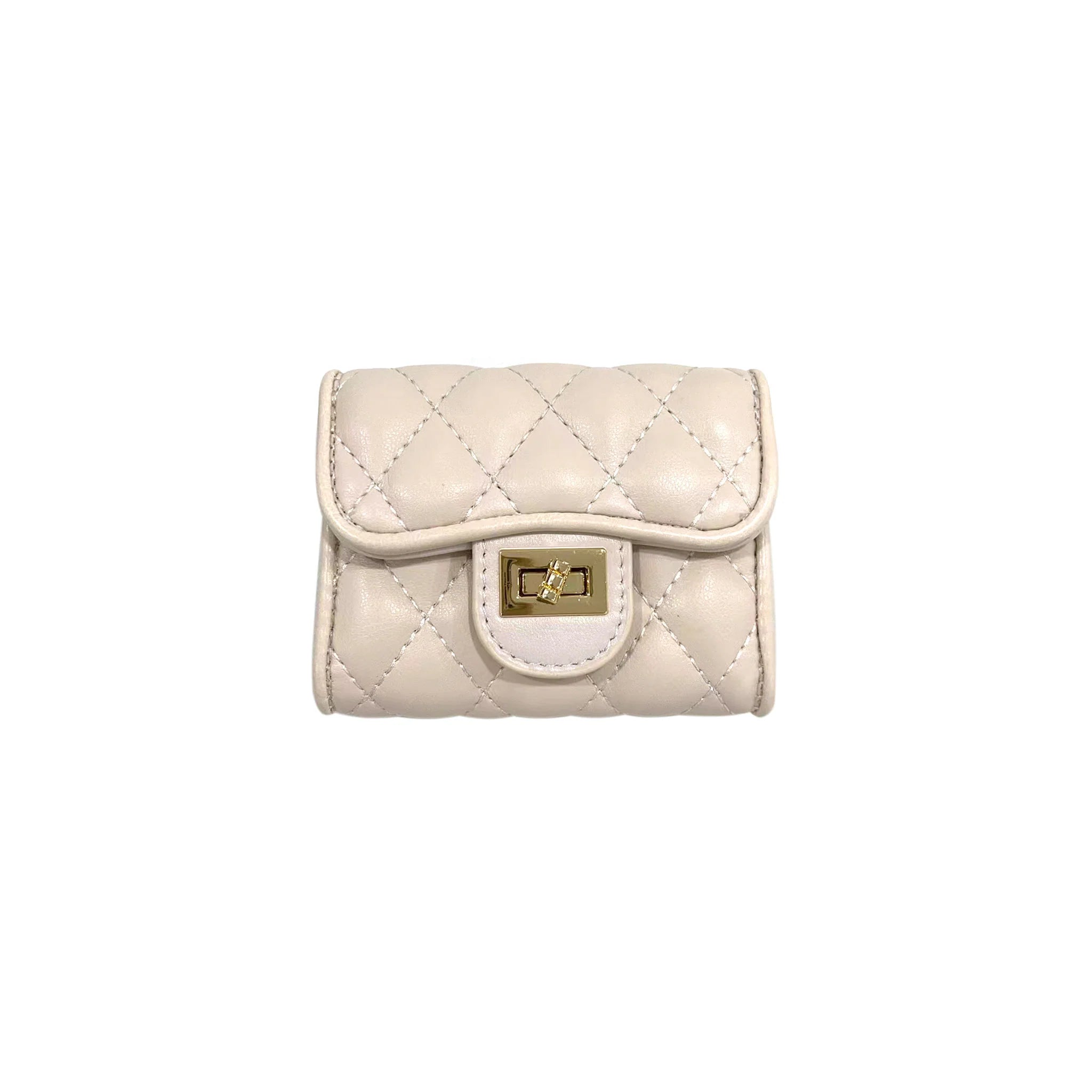 Cream Card Holder Wallet