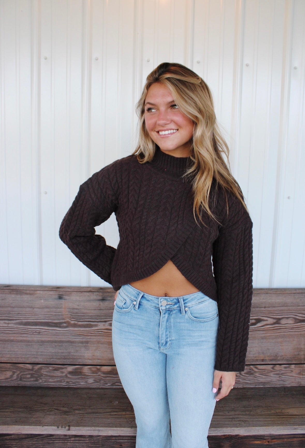 Savannah Sweater - Fudge