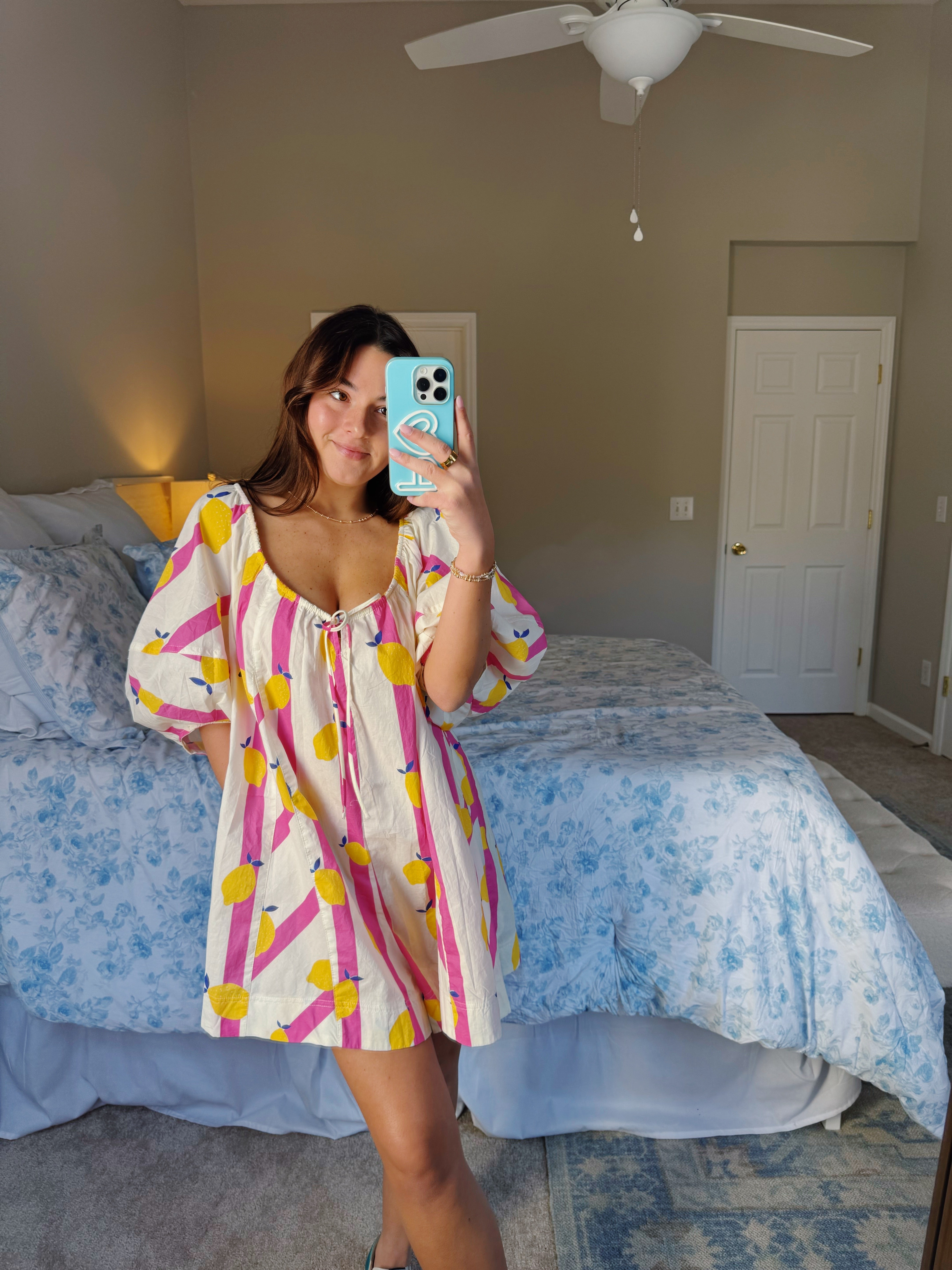 Main Squeeze Romper - Pink & Yellow