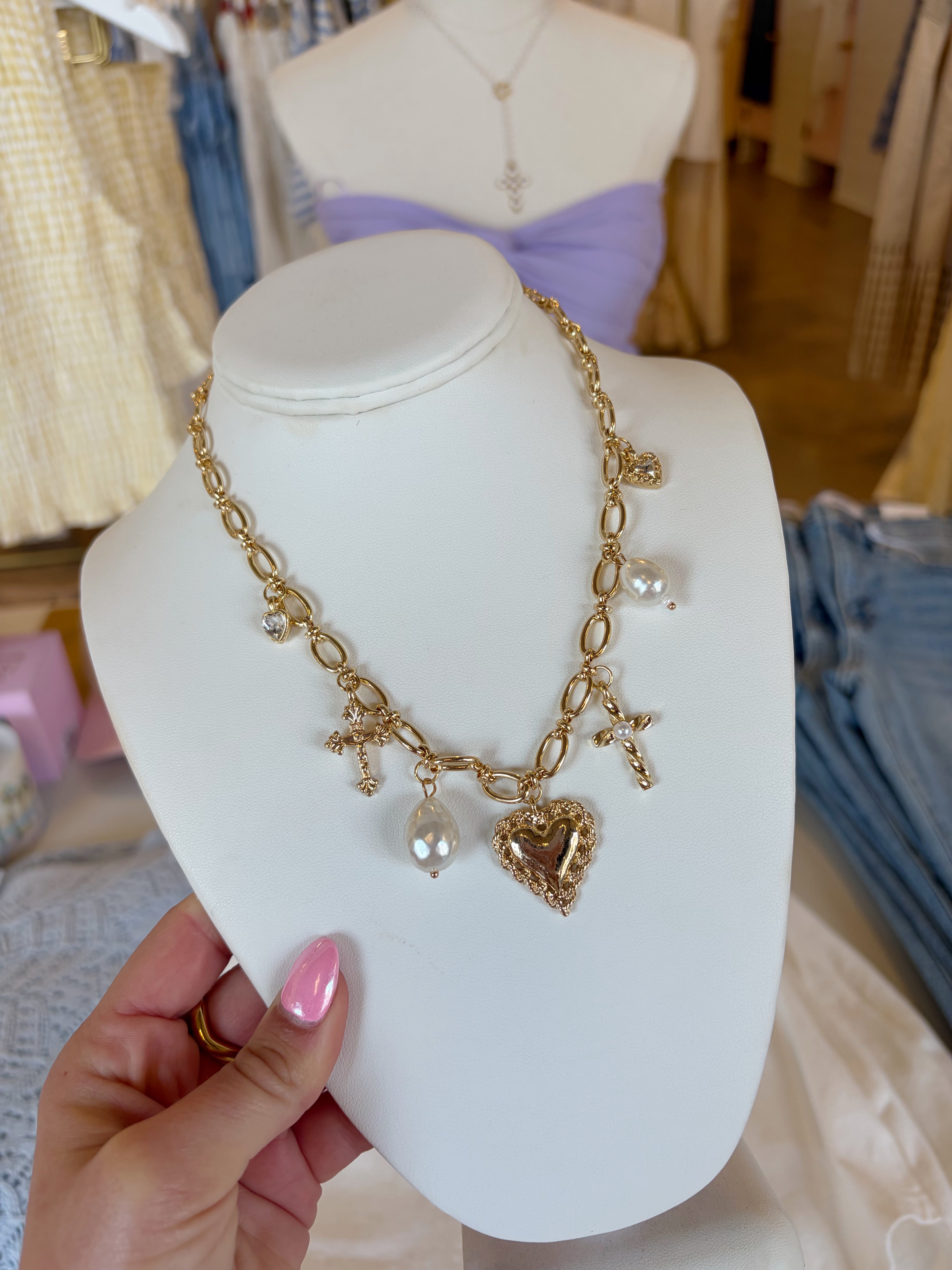 Carlee Charm Necklace