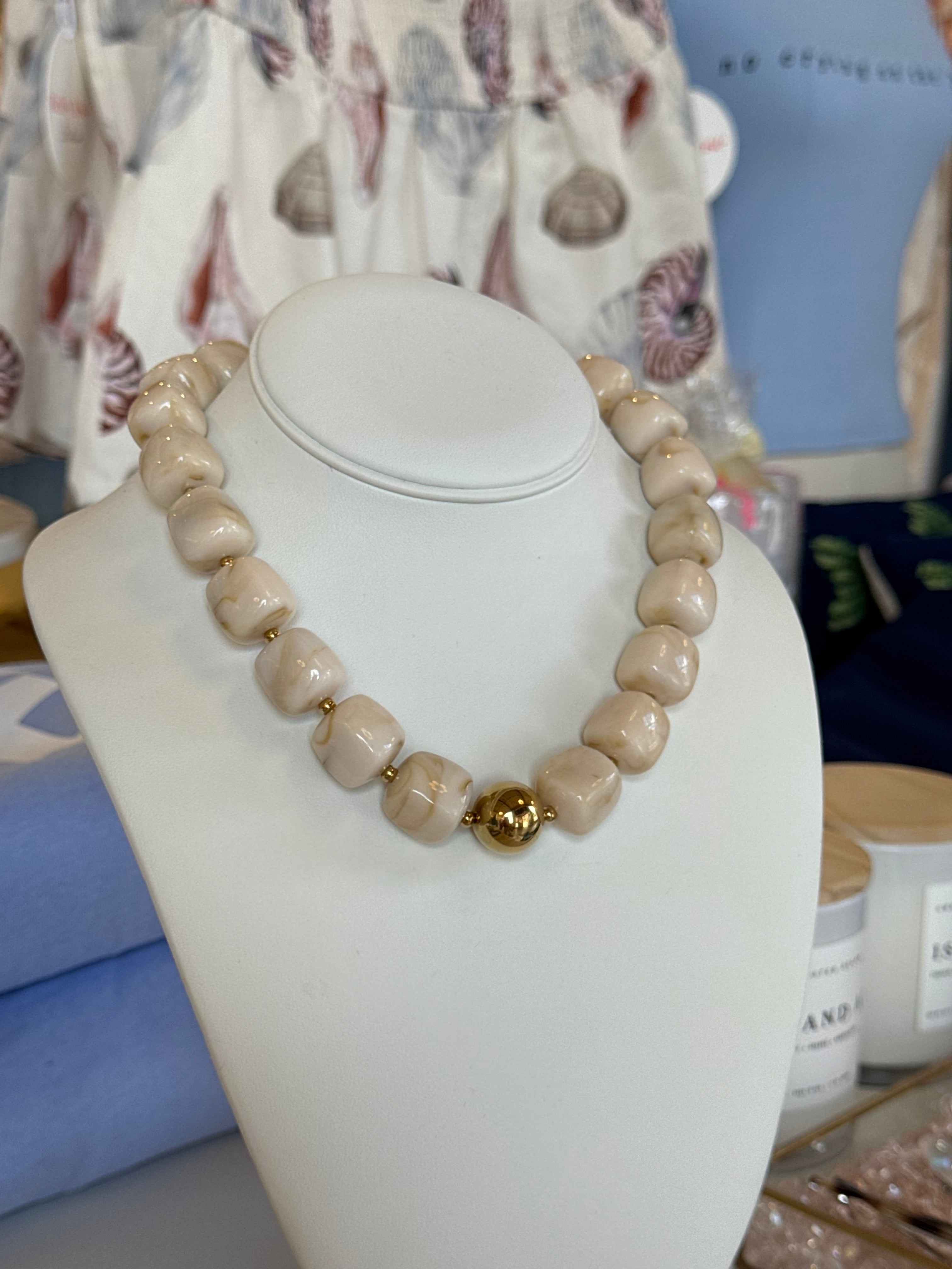 Lynsey Chunky Beaded Necklace
