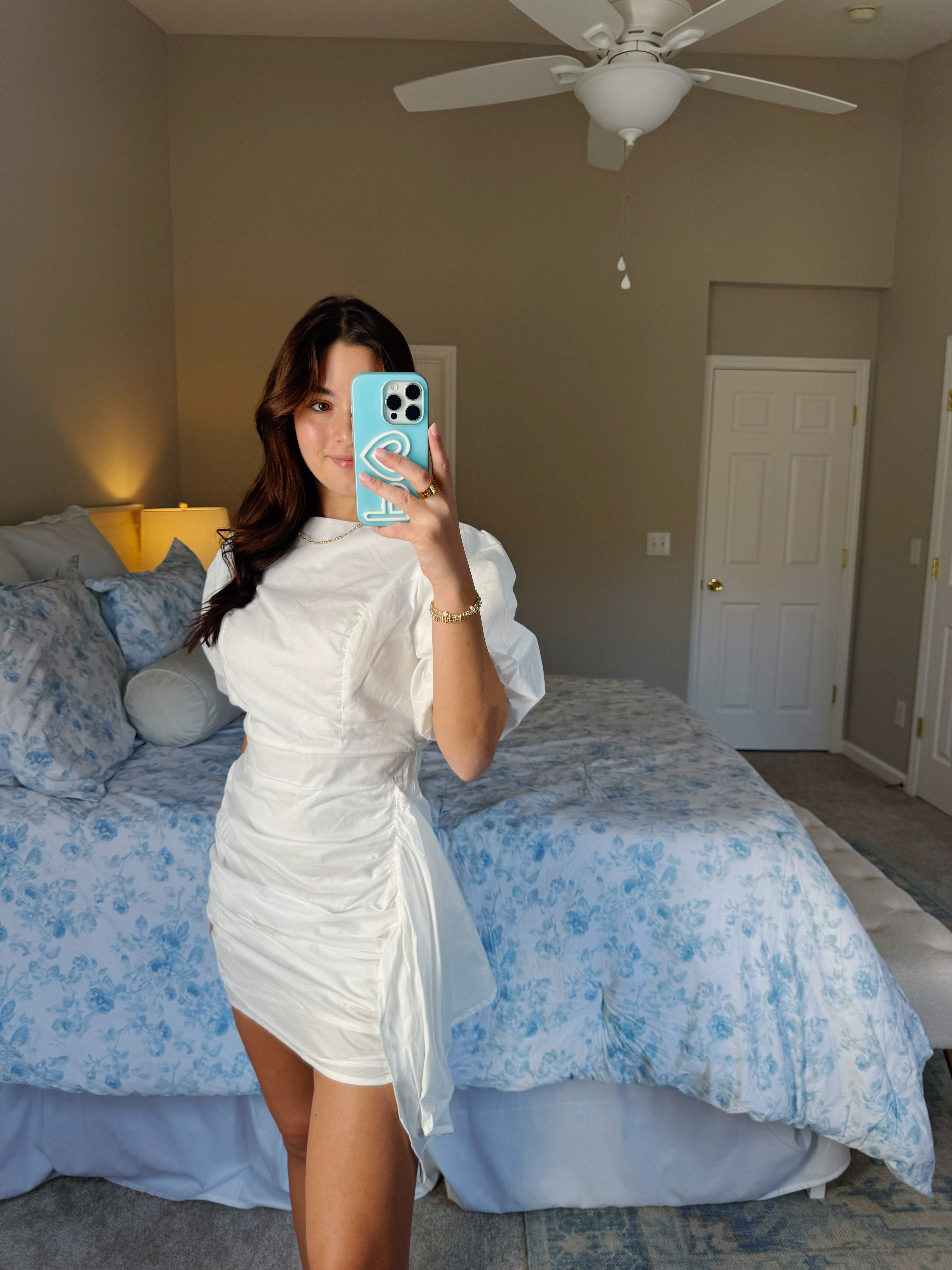 Olivia Mini Dress - Off White