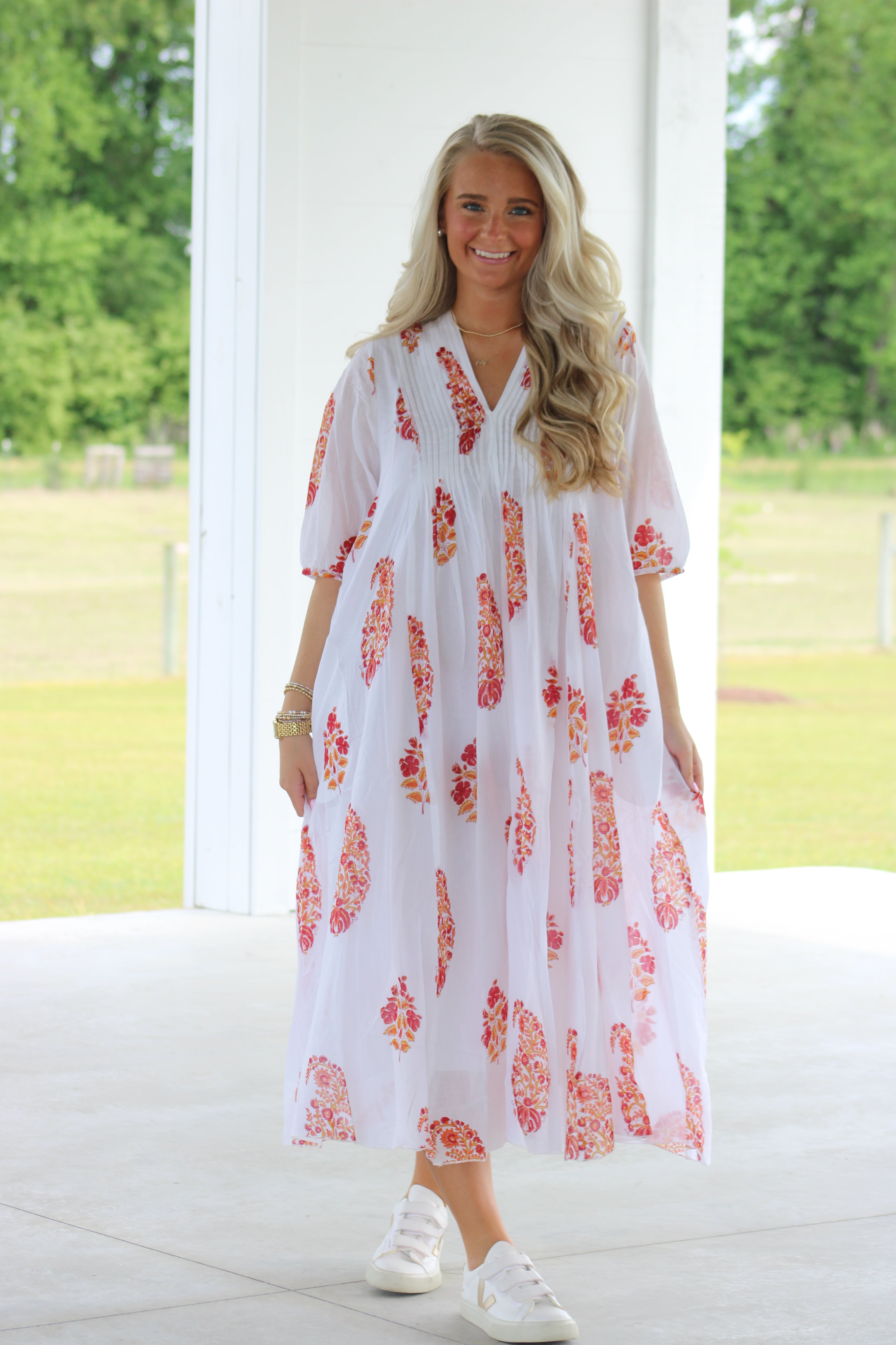 Aruba Midi Dress - White