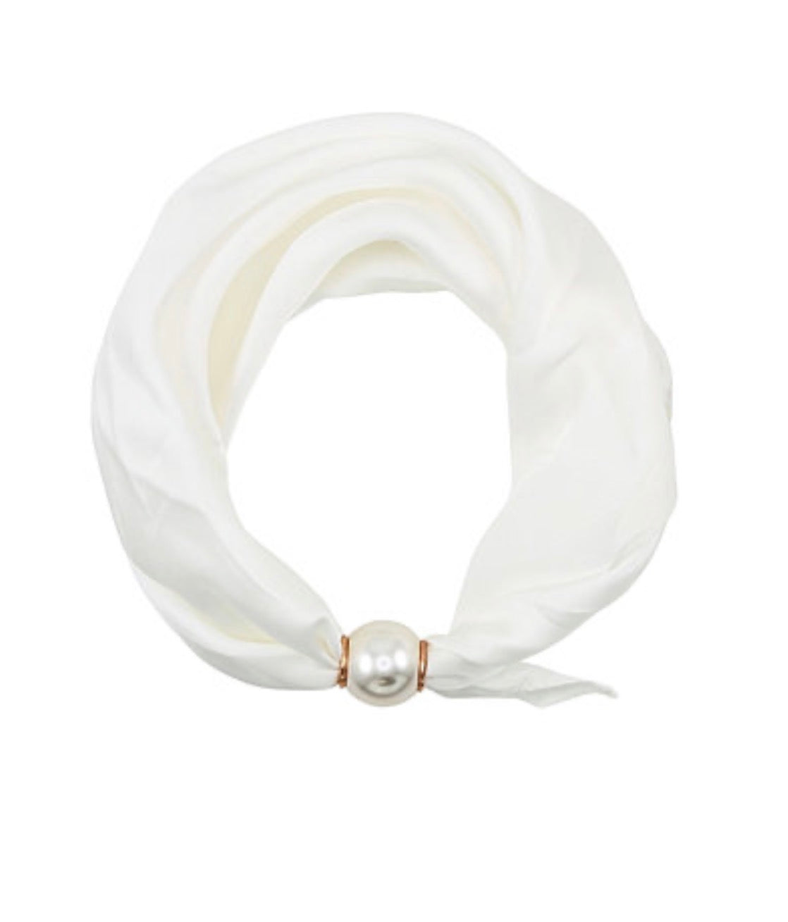 Silky Pearl Magnetic Scarf Necklace (5 colors)