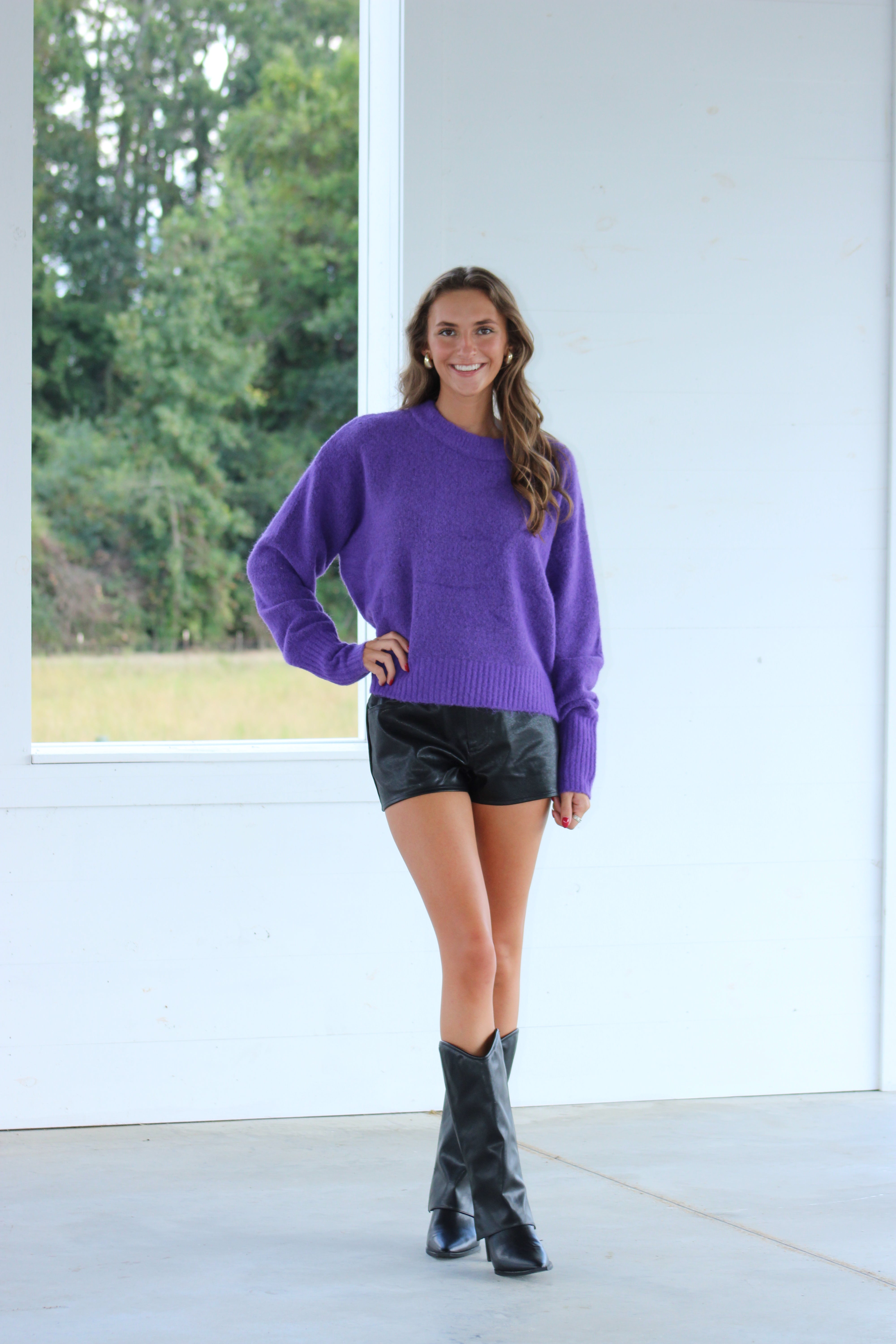 Katherine Sweater - Purple