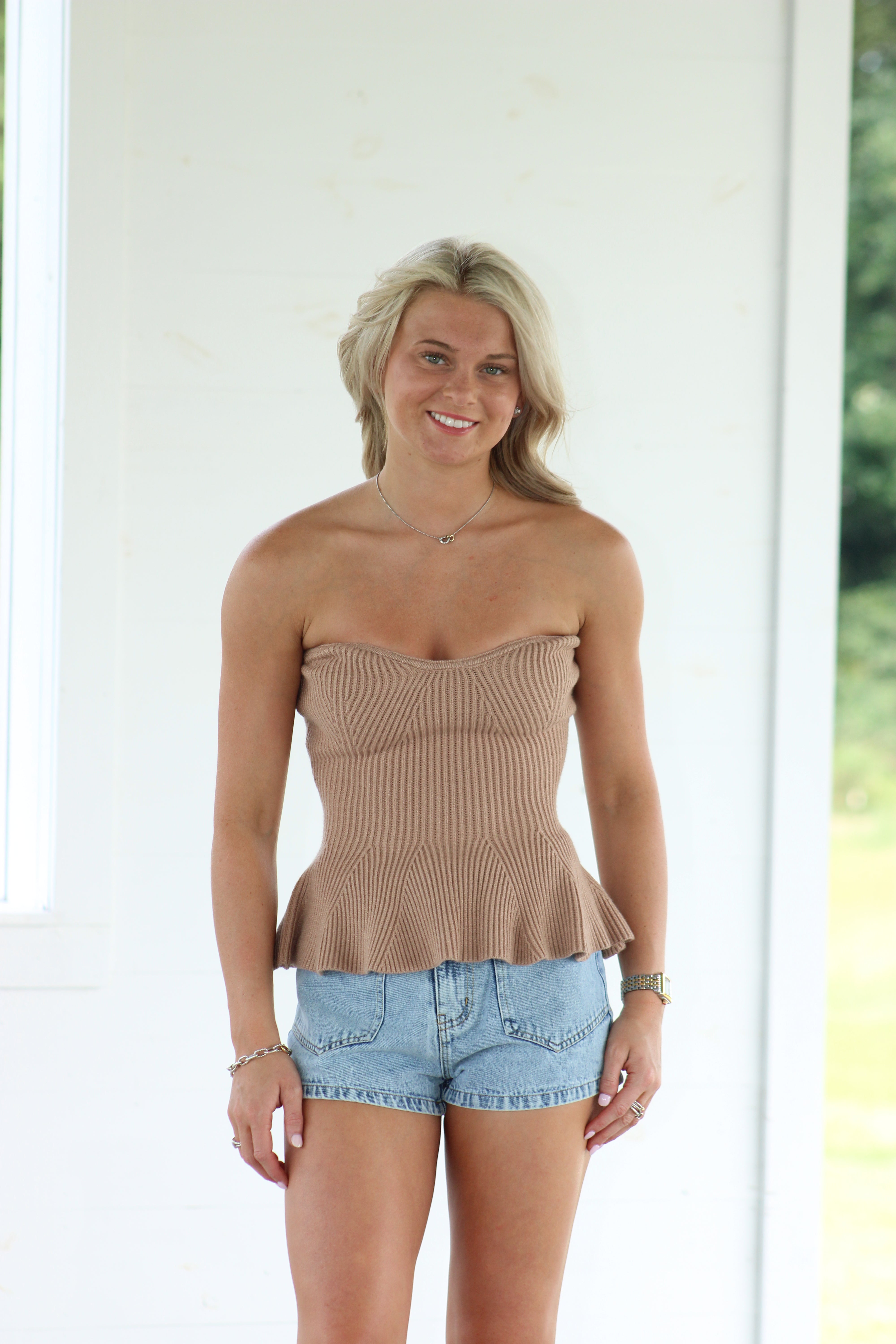 By All Means Knit Top - Brown