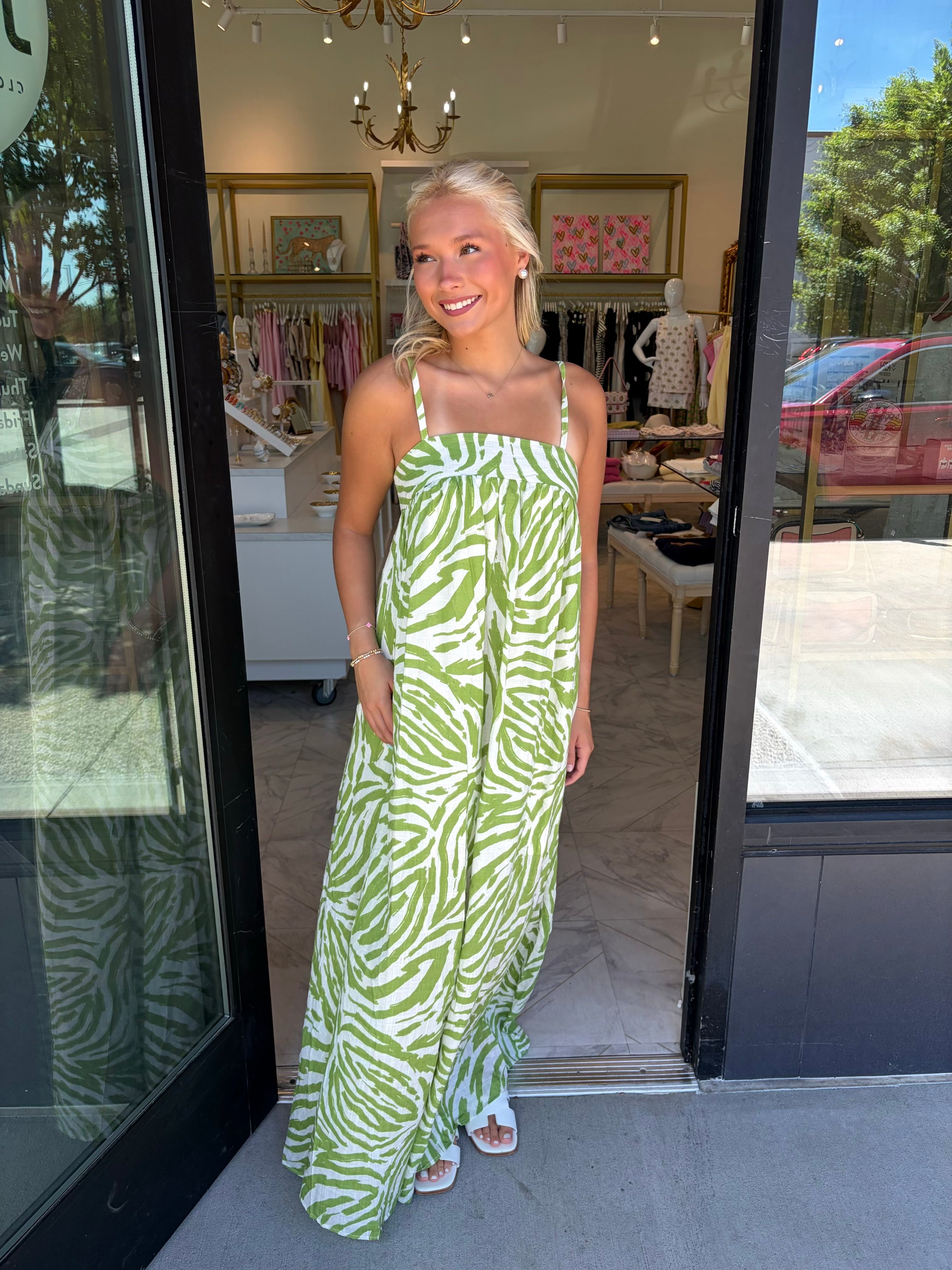 Thats So True Maxi Dress - Matcha Green