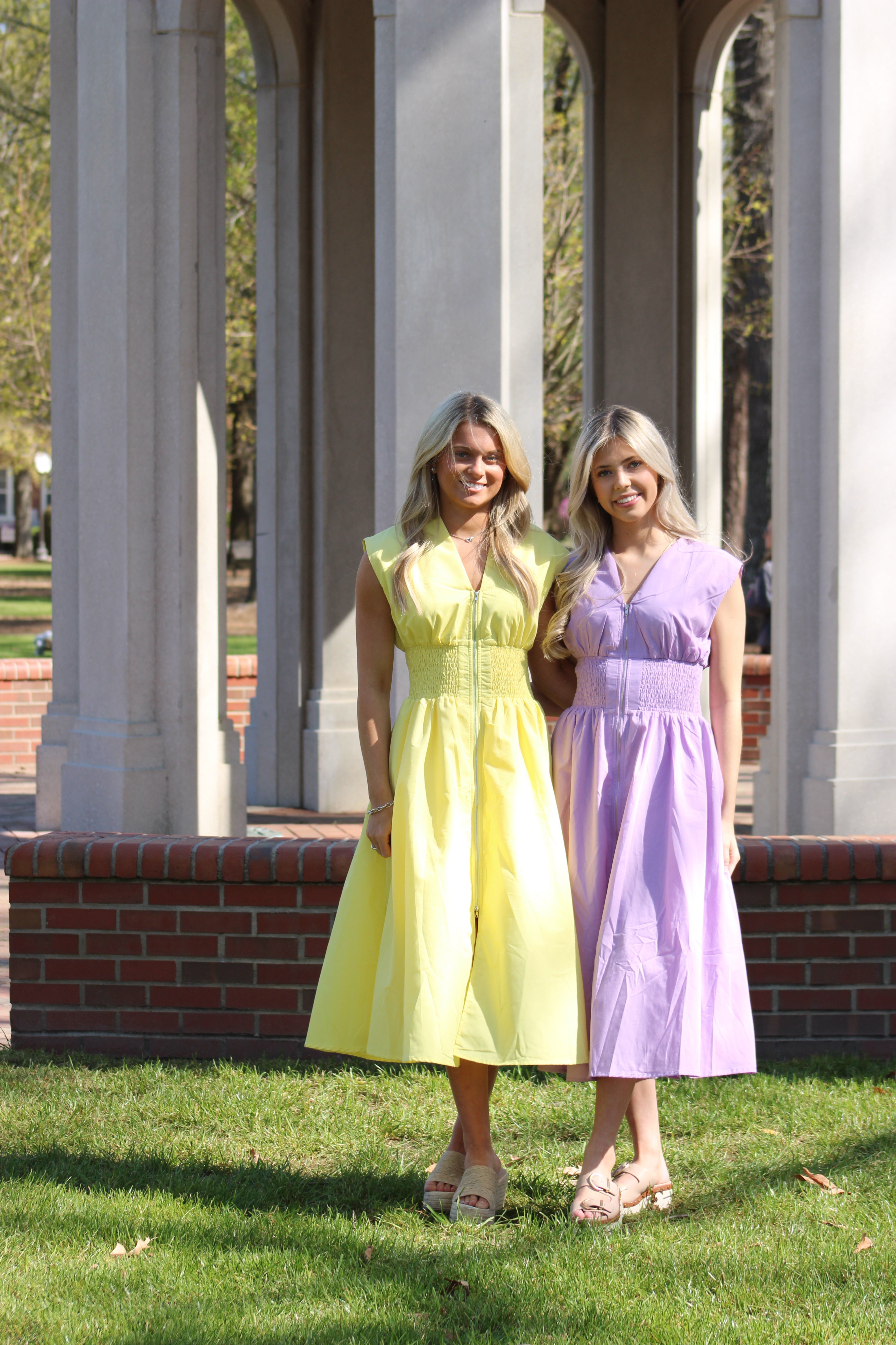 Cherish You Midi Dress - Lemon