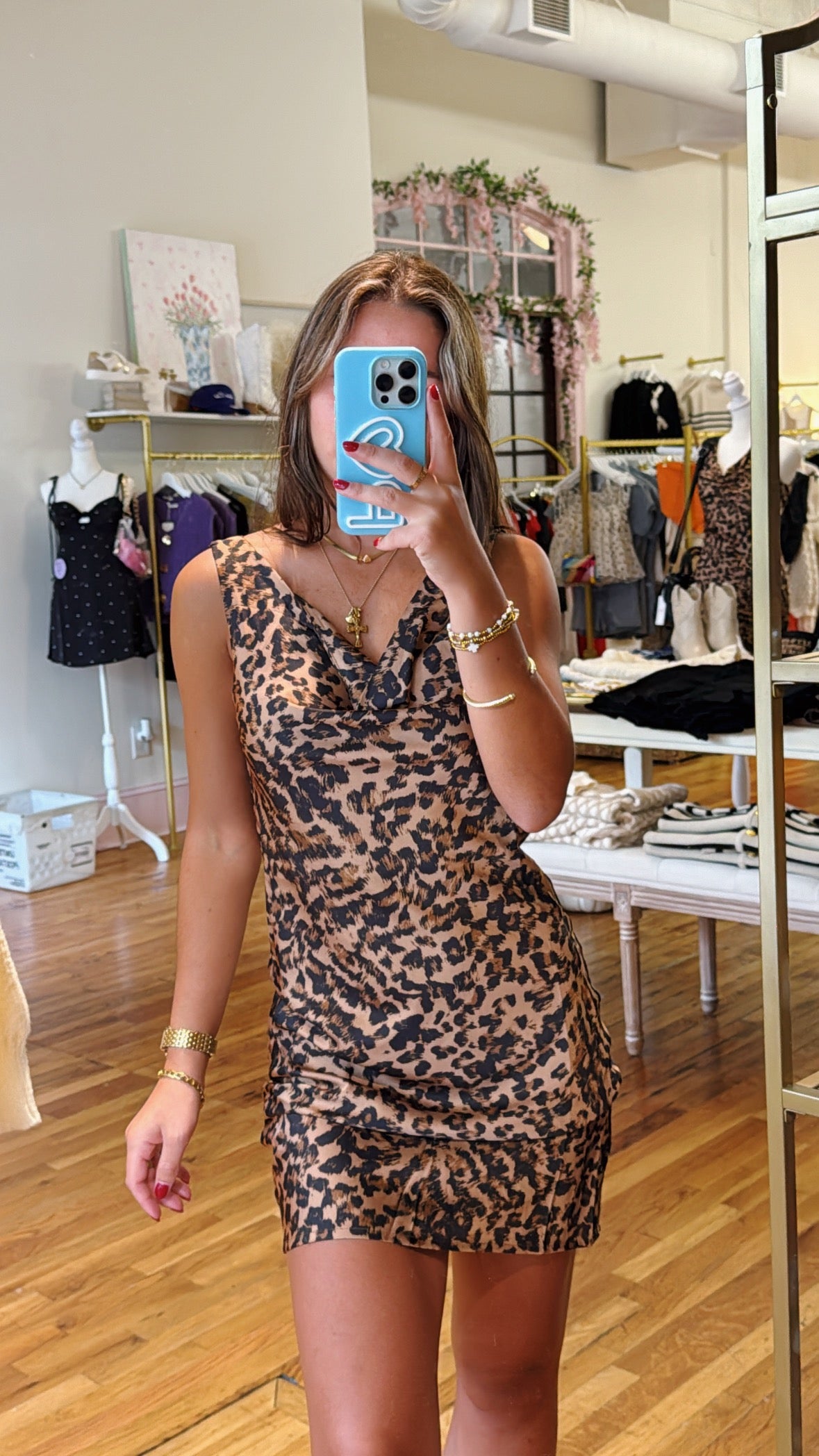 Hide Away Leopard Dress