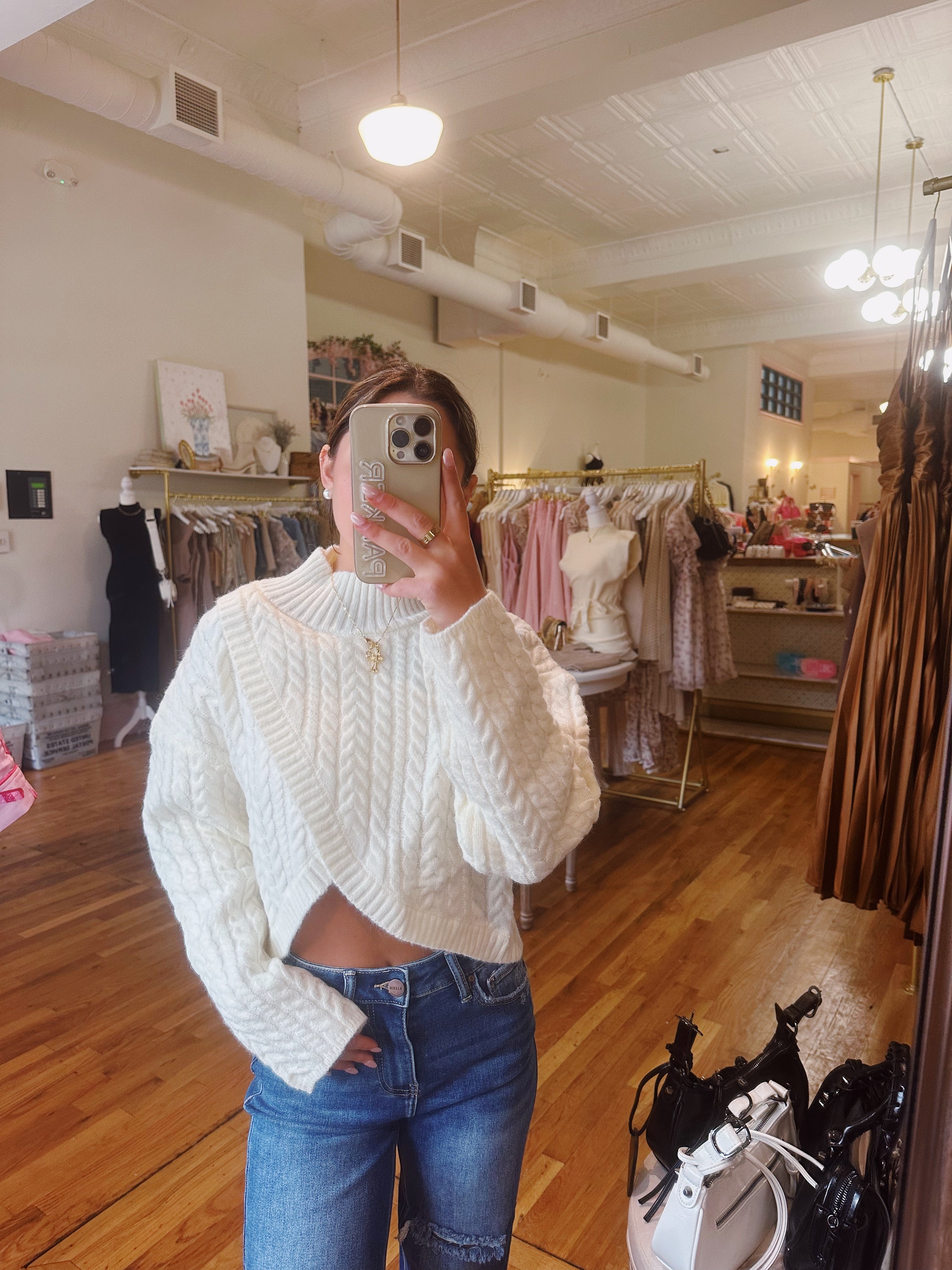 Savannah Sweater - Ivory