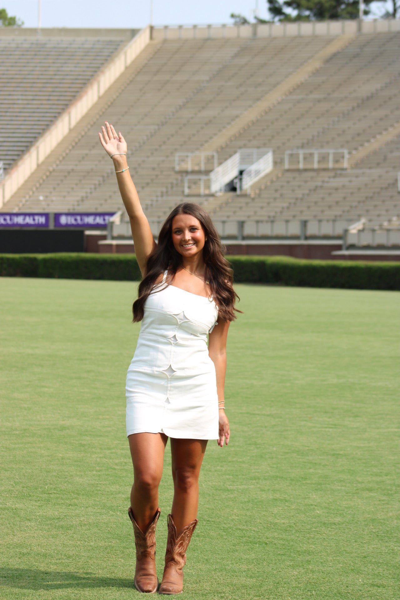 Rise & Rally Mini Dress - White