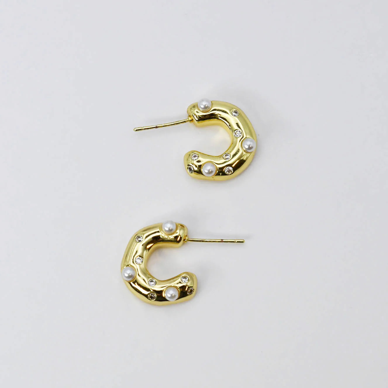 Gleaming C Earrings