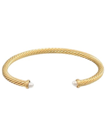 Stella Dainty Bracelet - Gold & Pearl