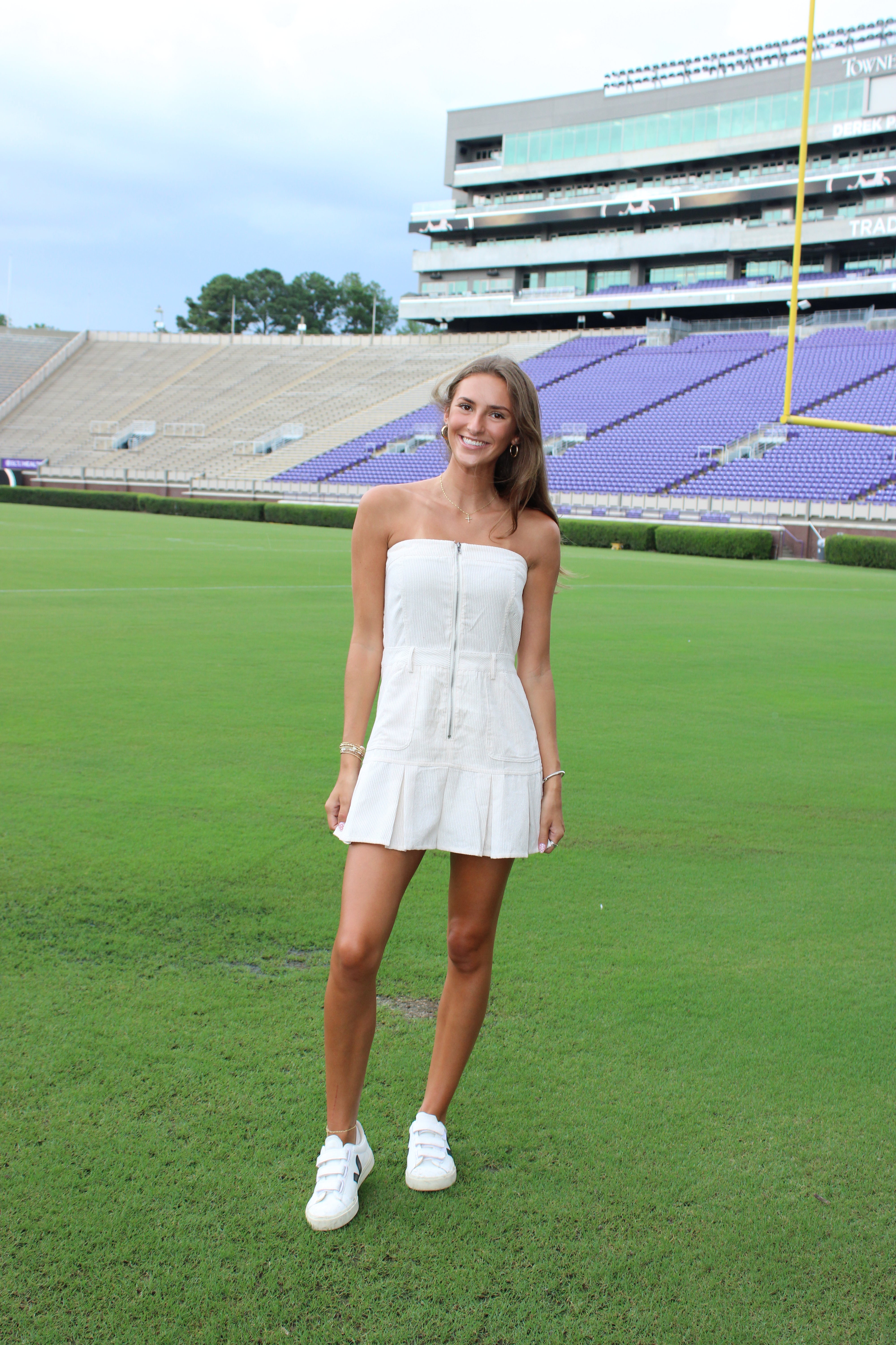 Luna Mini Dress - Cream