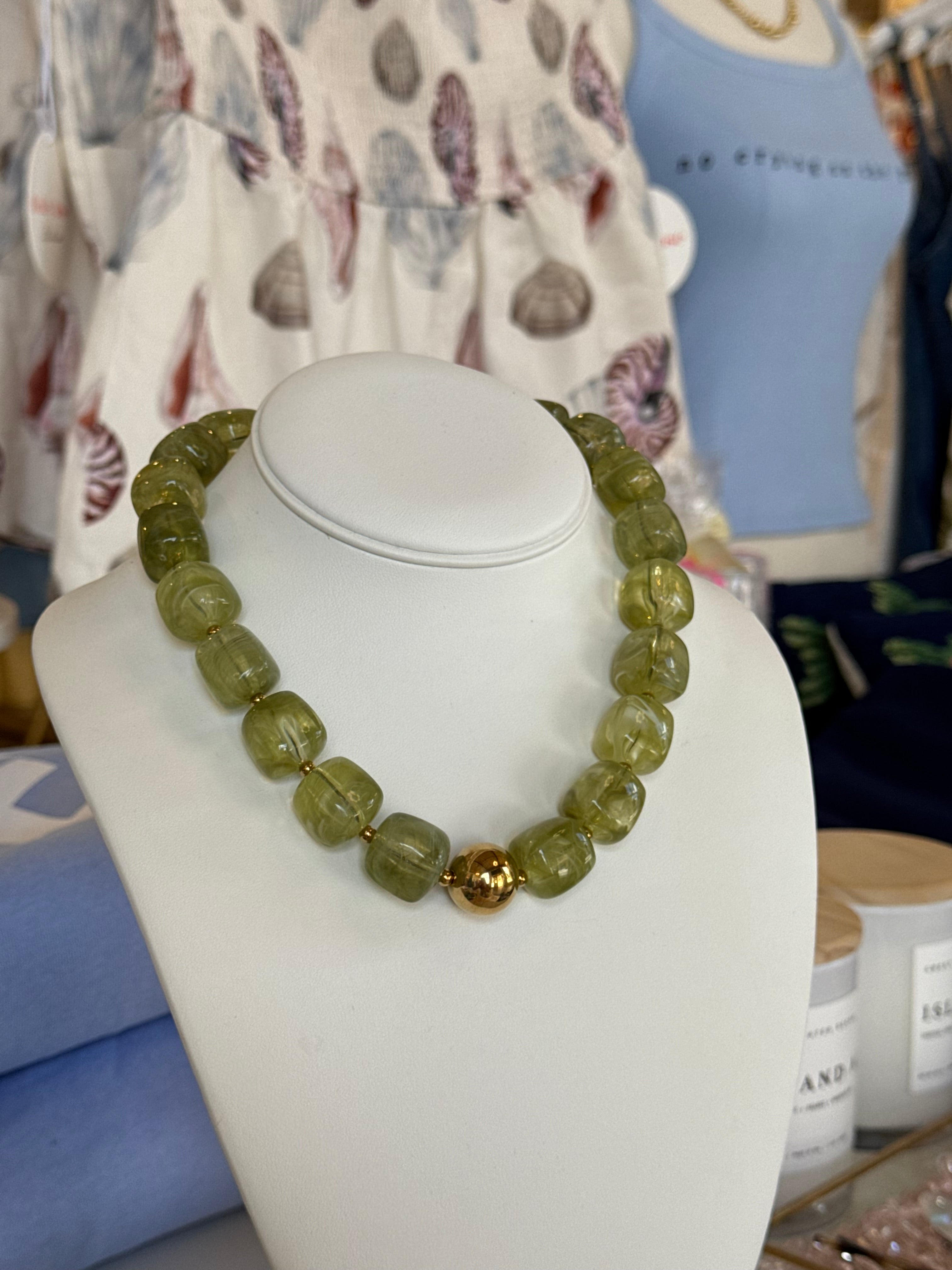 Lynsey Chunky Beaded Necklace