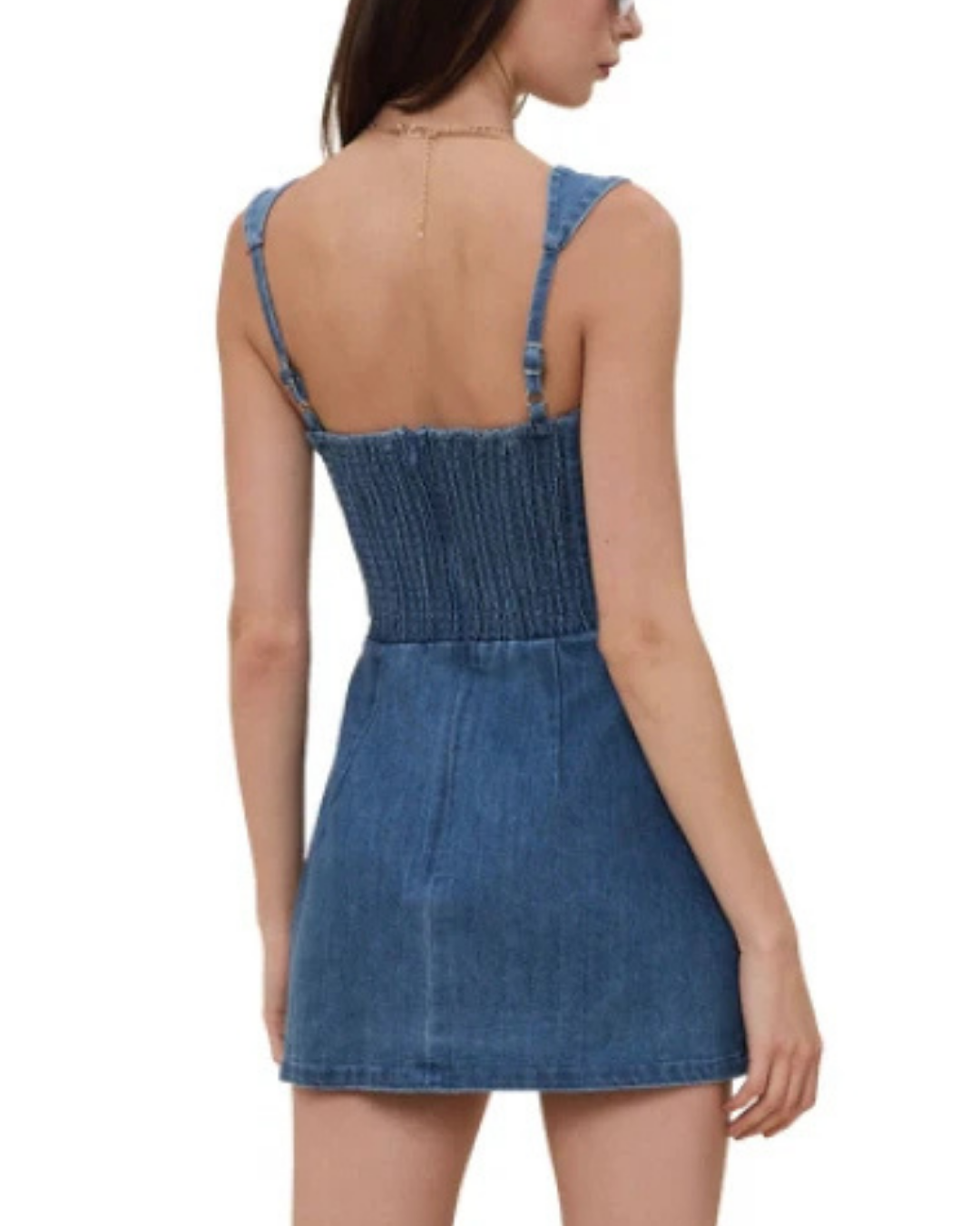 CeCe Denim Mini Dress - Light Denim