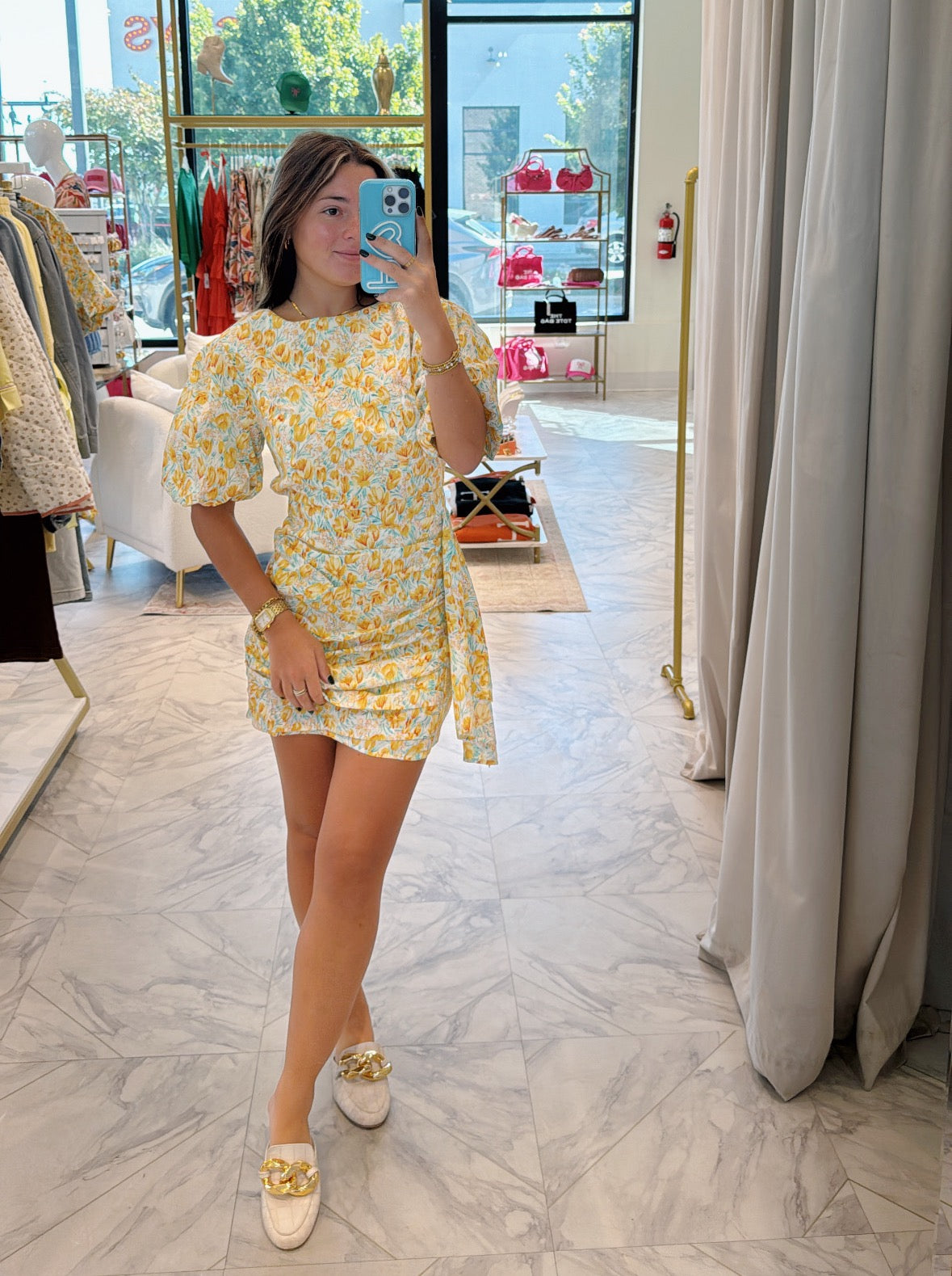 Free Your Mind Mini Dress - Yellow