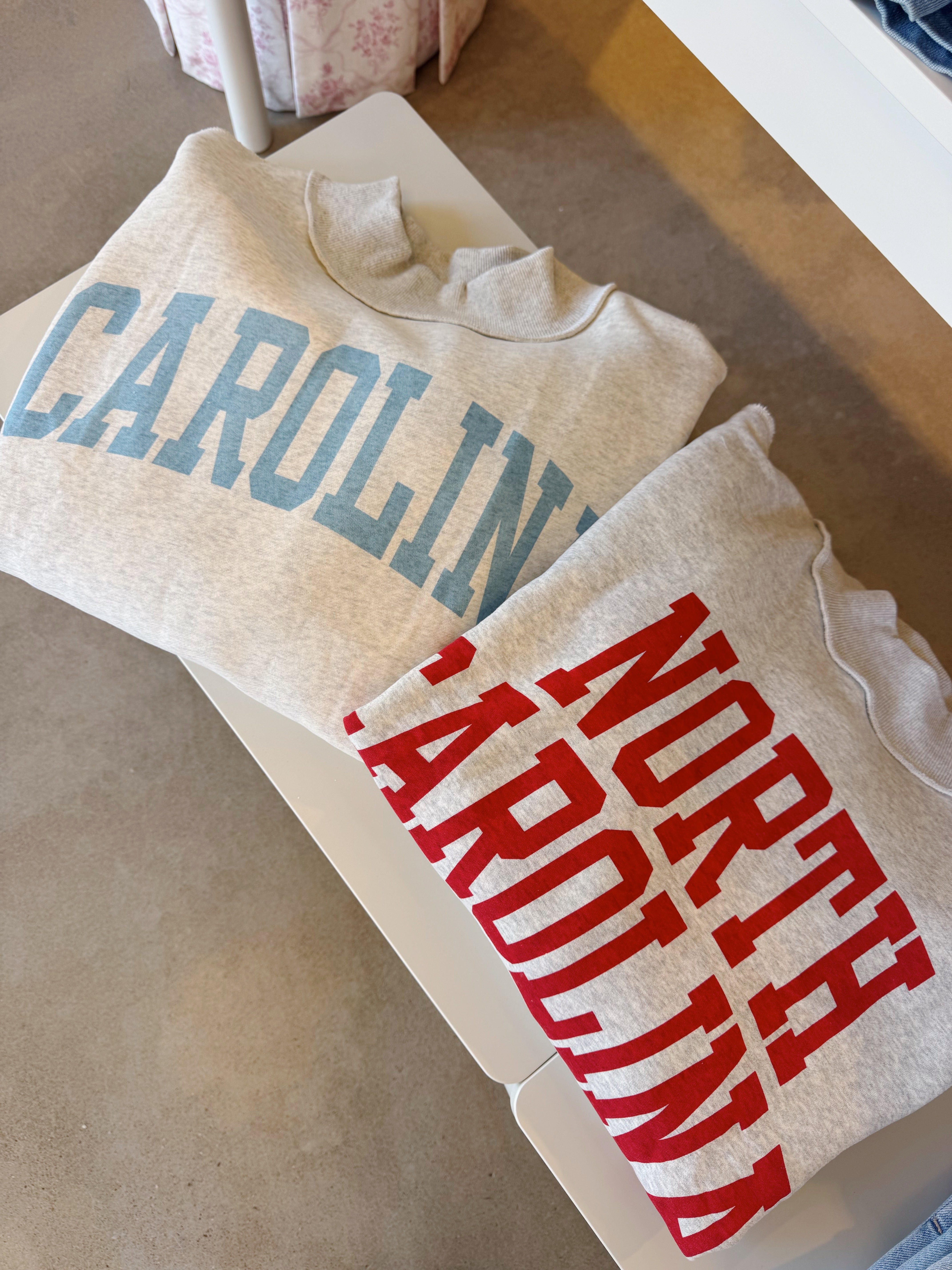 North Carolina/NC Reversible Mockneck - Red