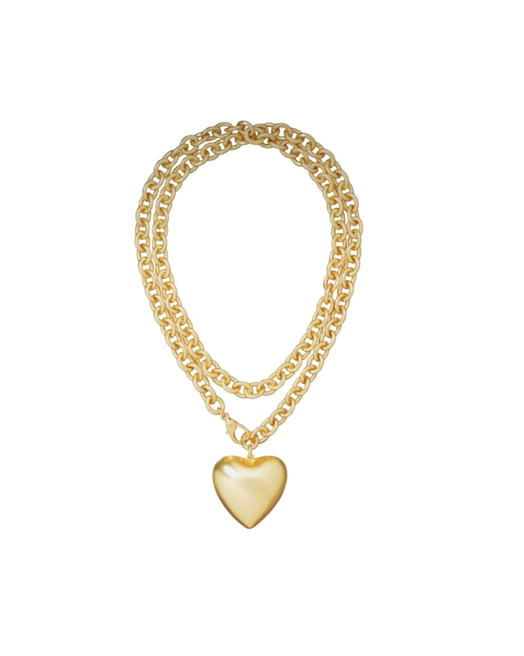 Wrap Around Heart Necklace - Water Resistant - Tarnish Free