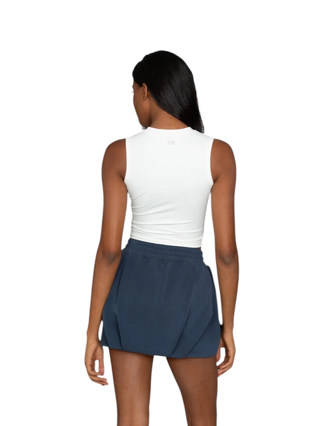 Gold Hinge LuxeSoft Bubble Skort - Navy