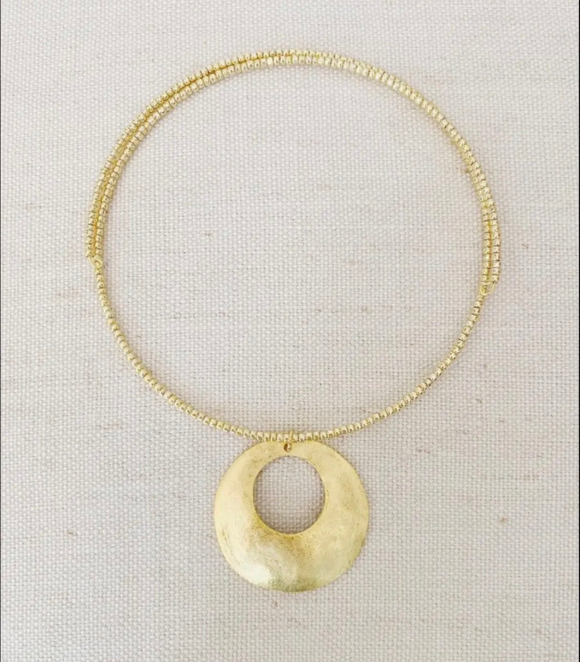 60's Hoop Choker - Gold