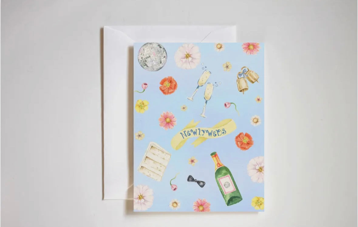 Newlyweds Wedding Greeting Card