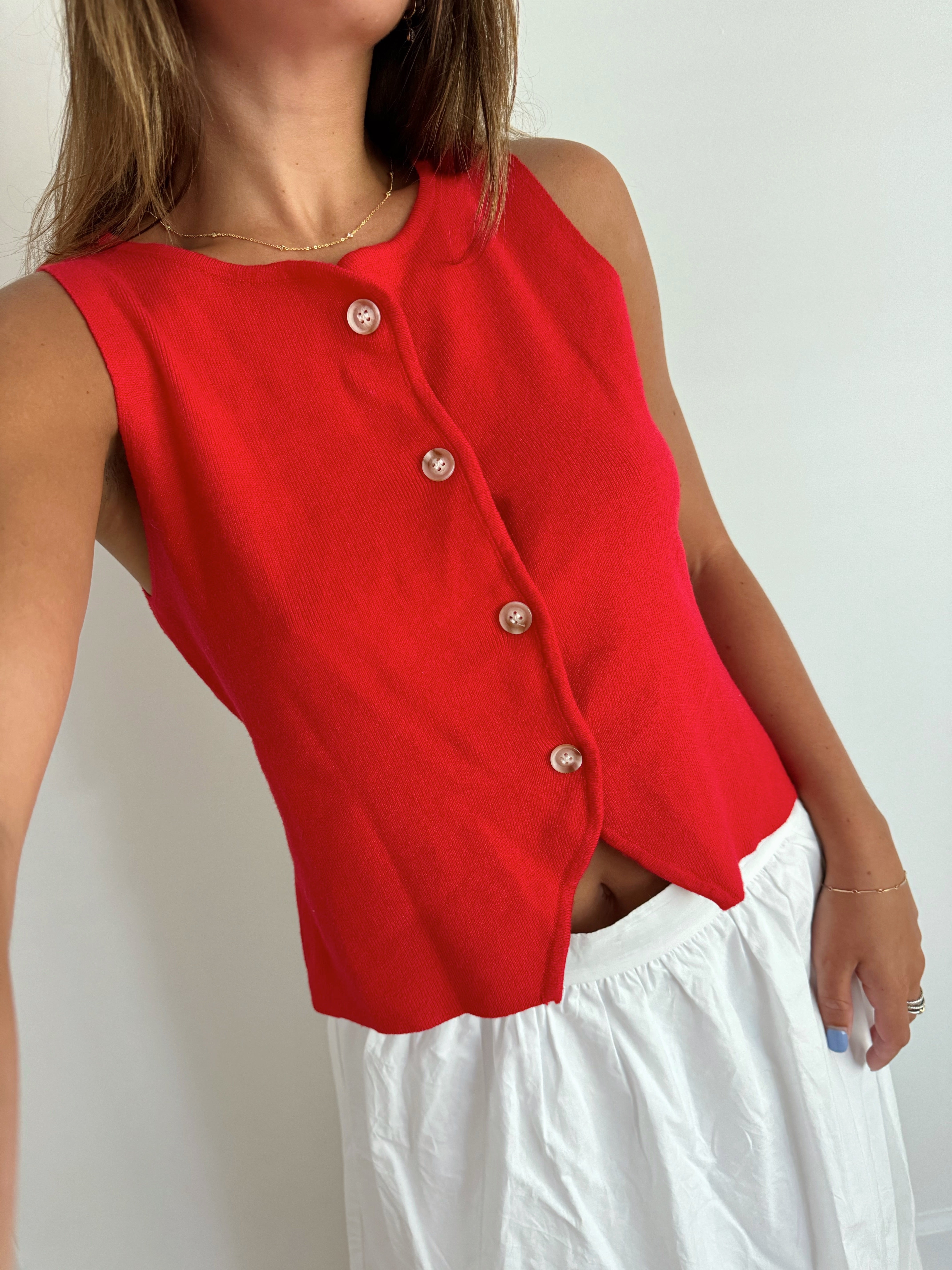 July Nights Top - Red