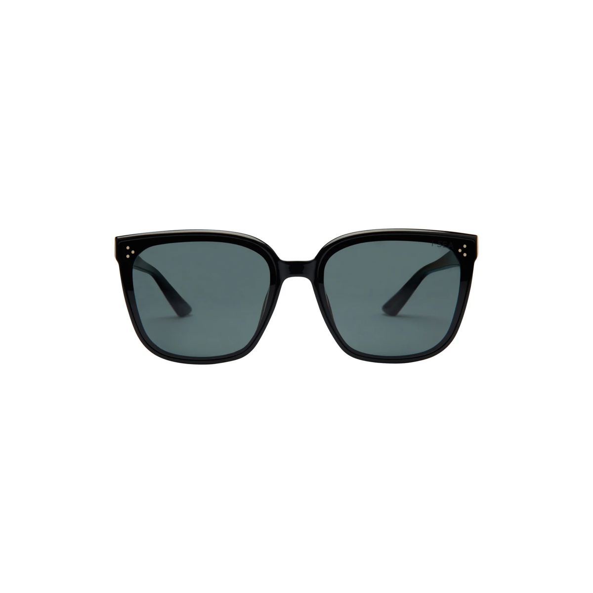MADI SUNGLASSES - BLACK/SMOKE POLARIZED LENS