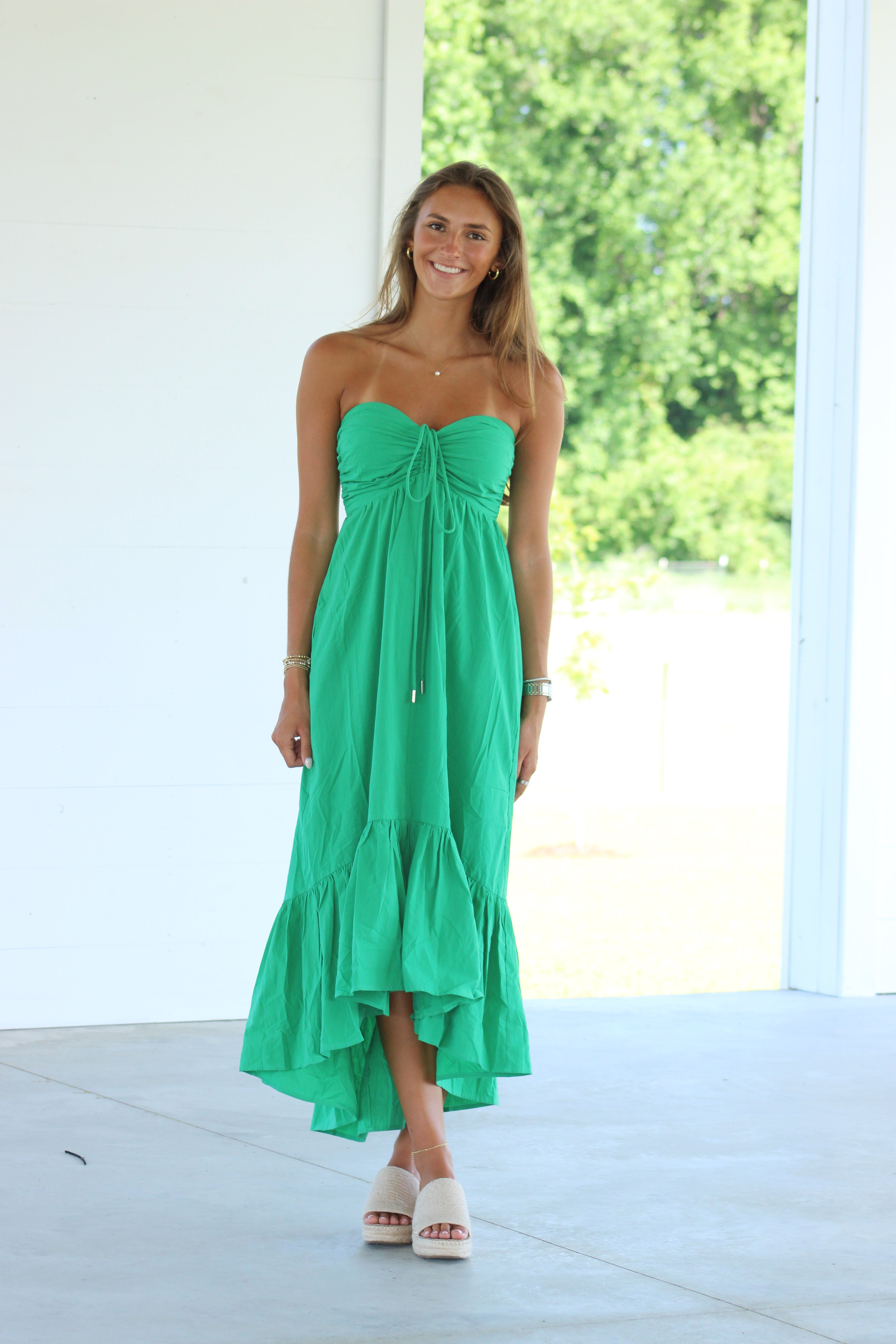 Summer Days Midi Dress - Green