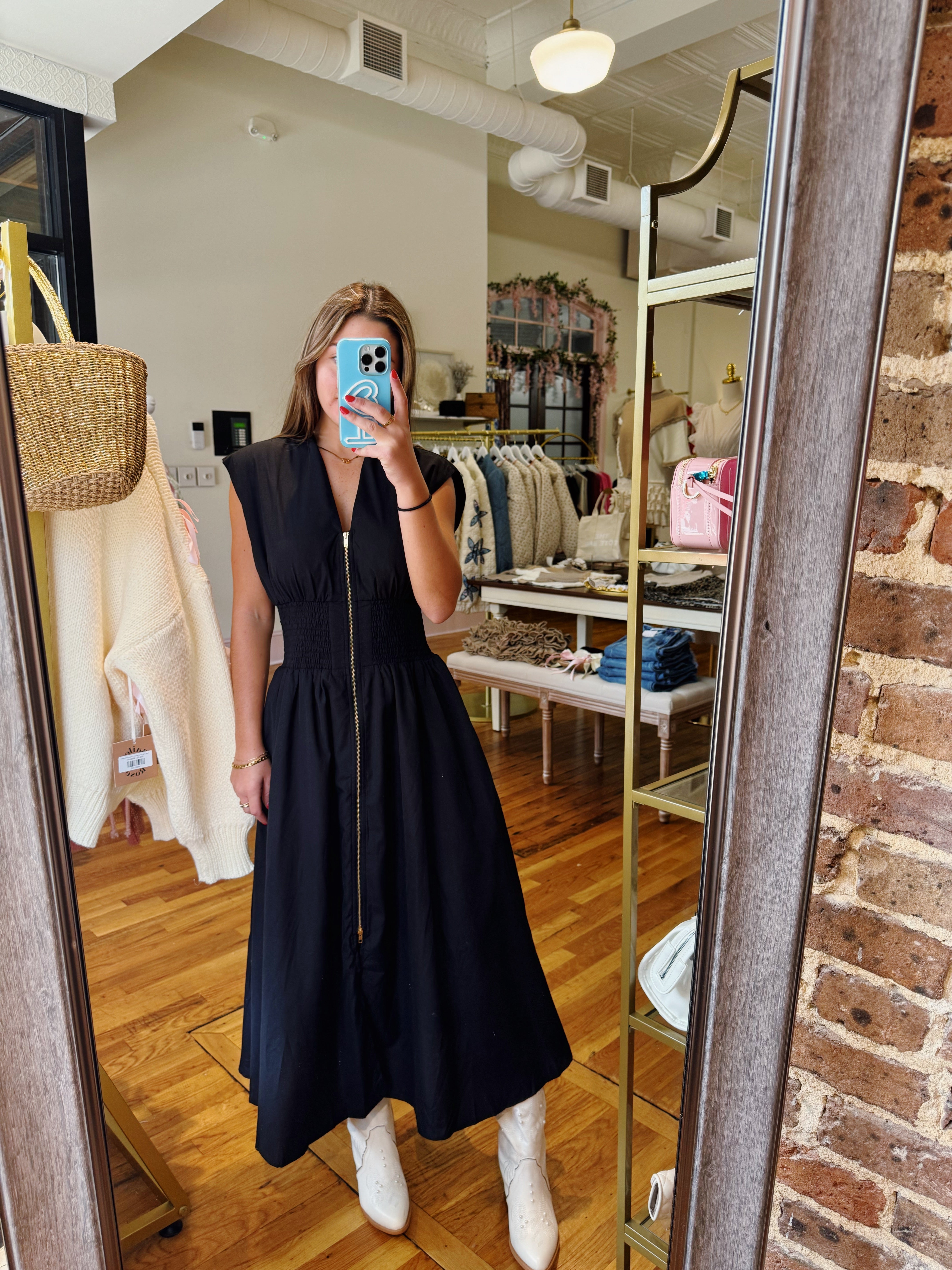 Better In Time Midi Dress - Black