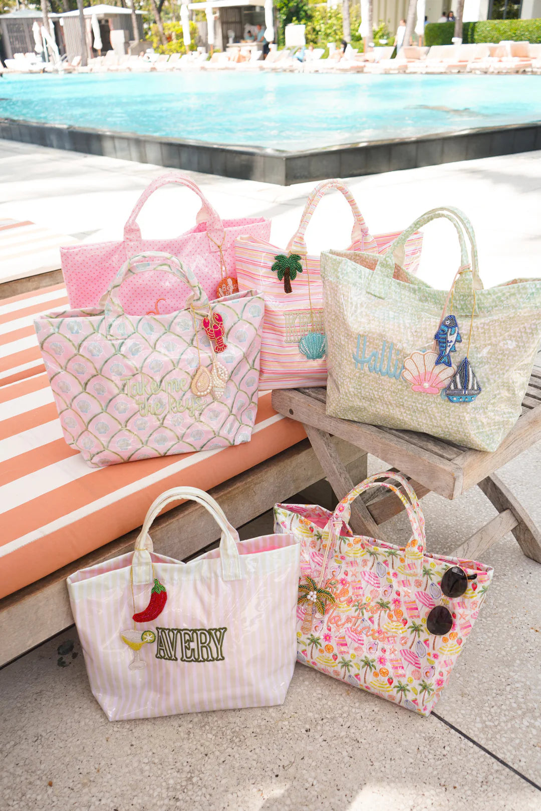 Sadine/Locals Only Beaded Bag Charm