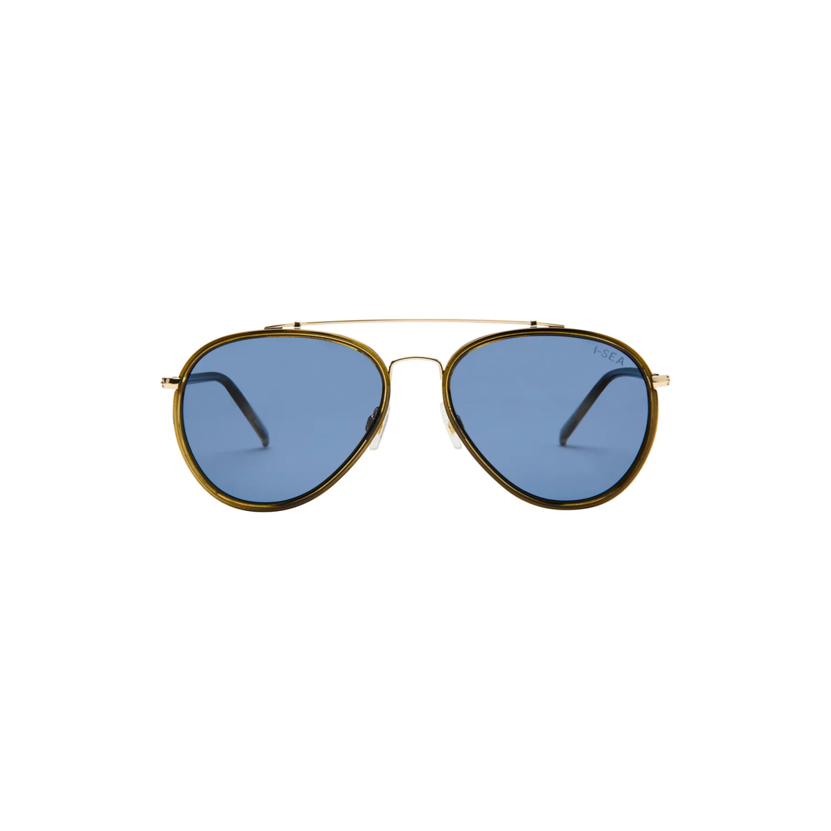 Tatum Sunglasses - Olive/Navy Polarized Lens