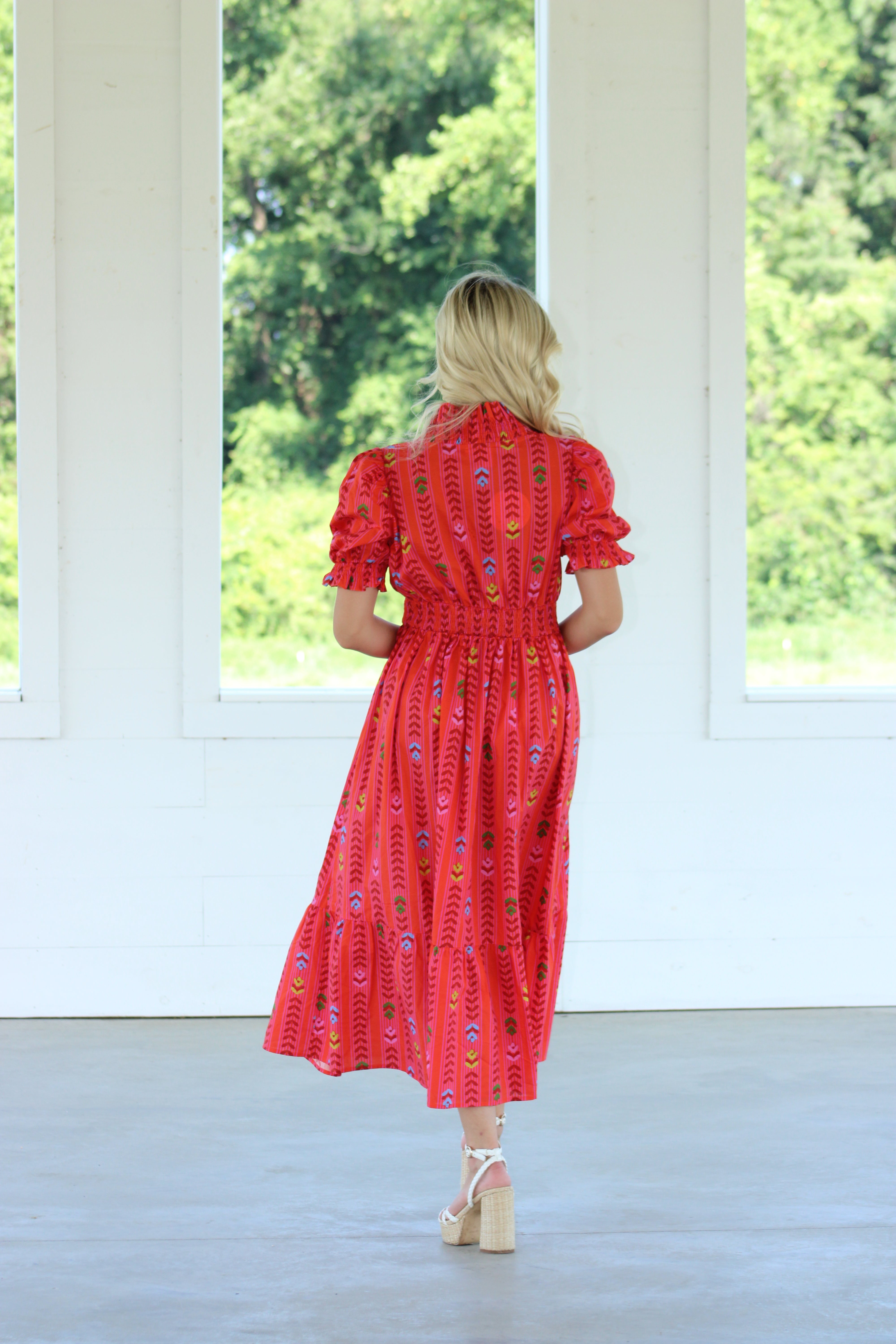Glad You’re Mine Midi Dress - Pink