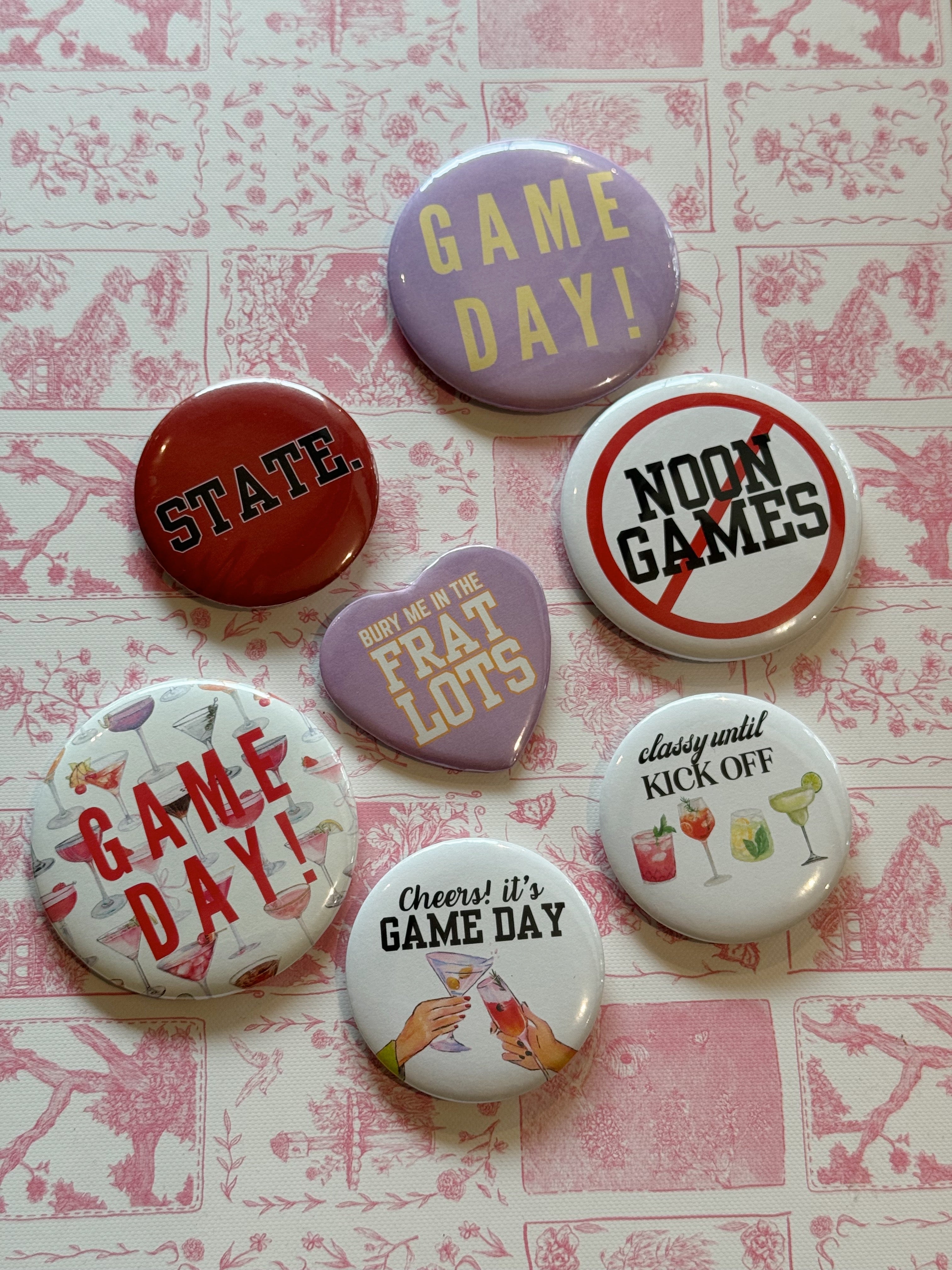 GAME DAY PINS