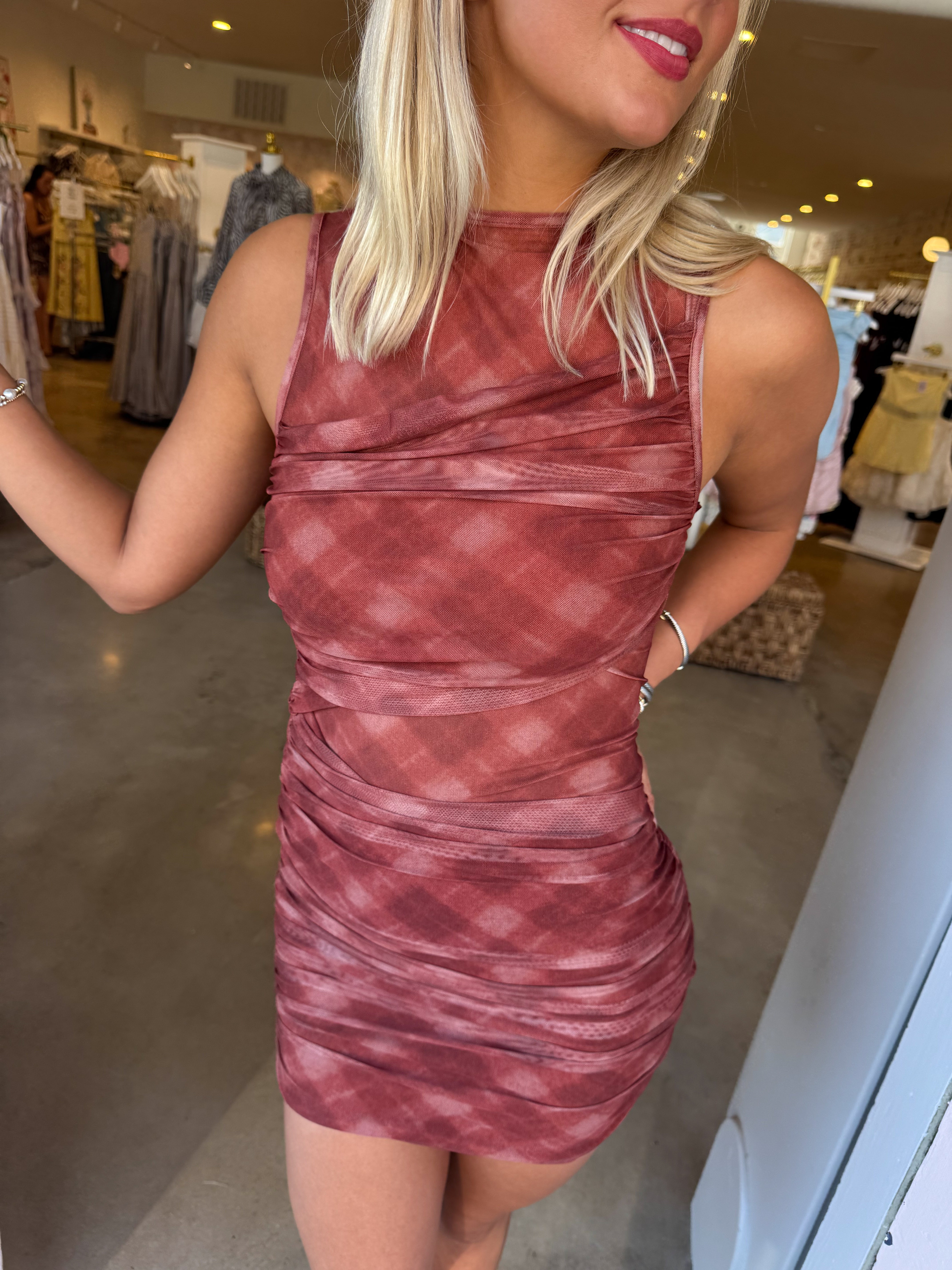 Tempest Mini Dress - Cinnamon