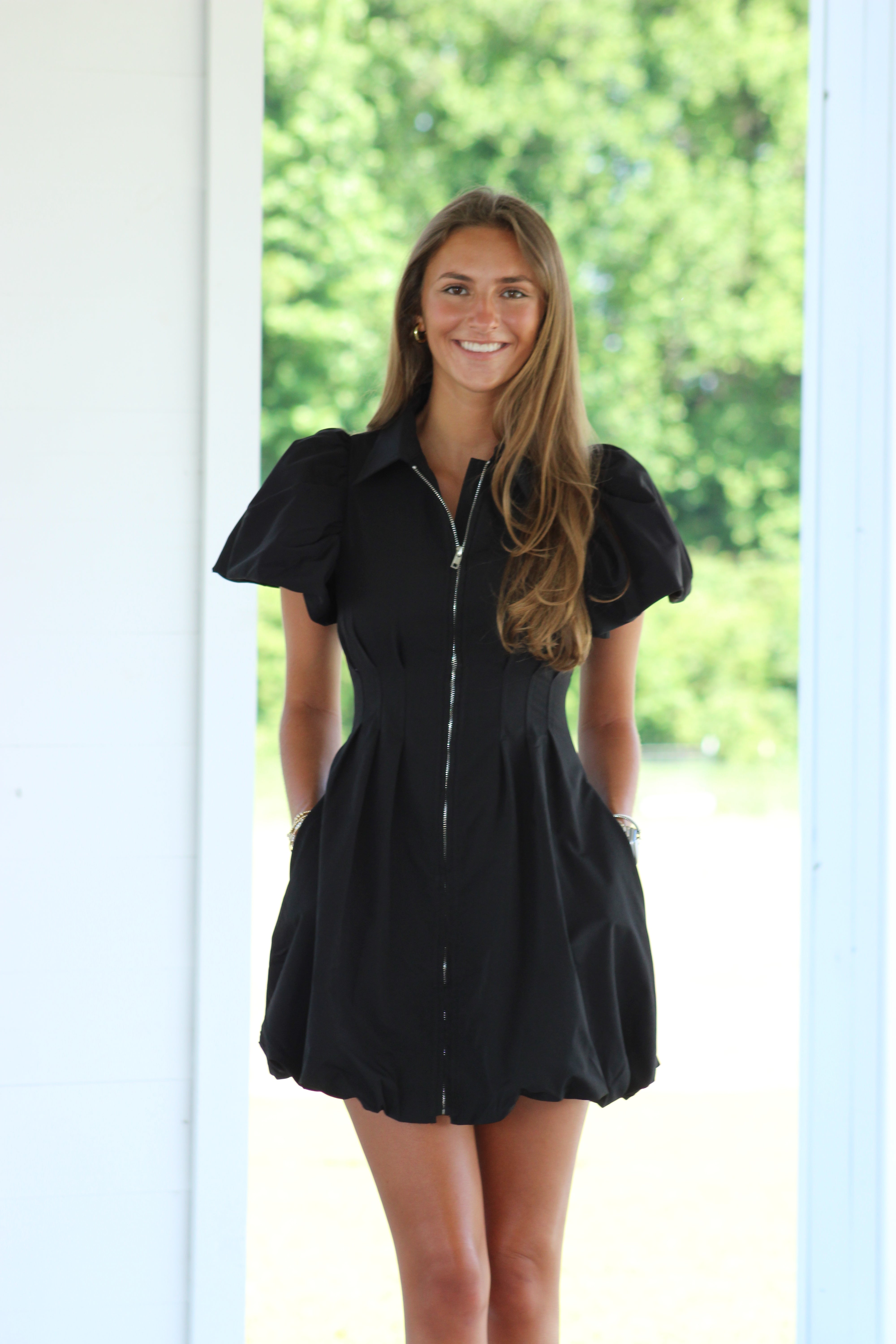 Handle On You Mini Dress - Black