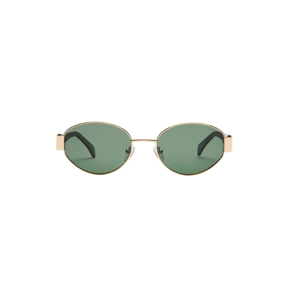 Lennox Sunglasses - Gold/ Green Polarized Lens