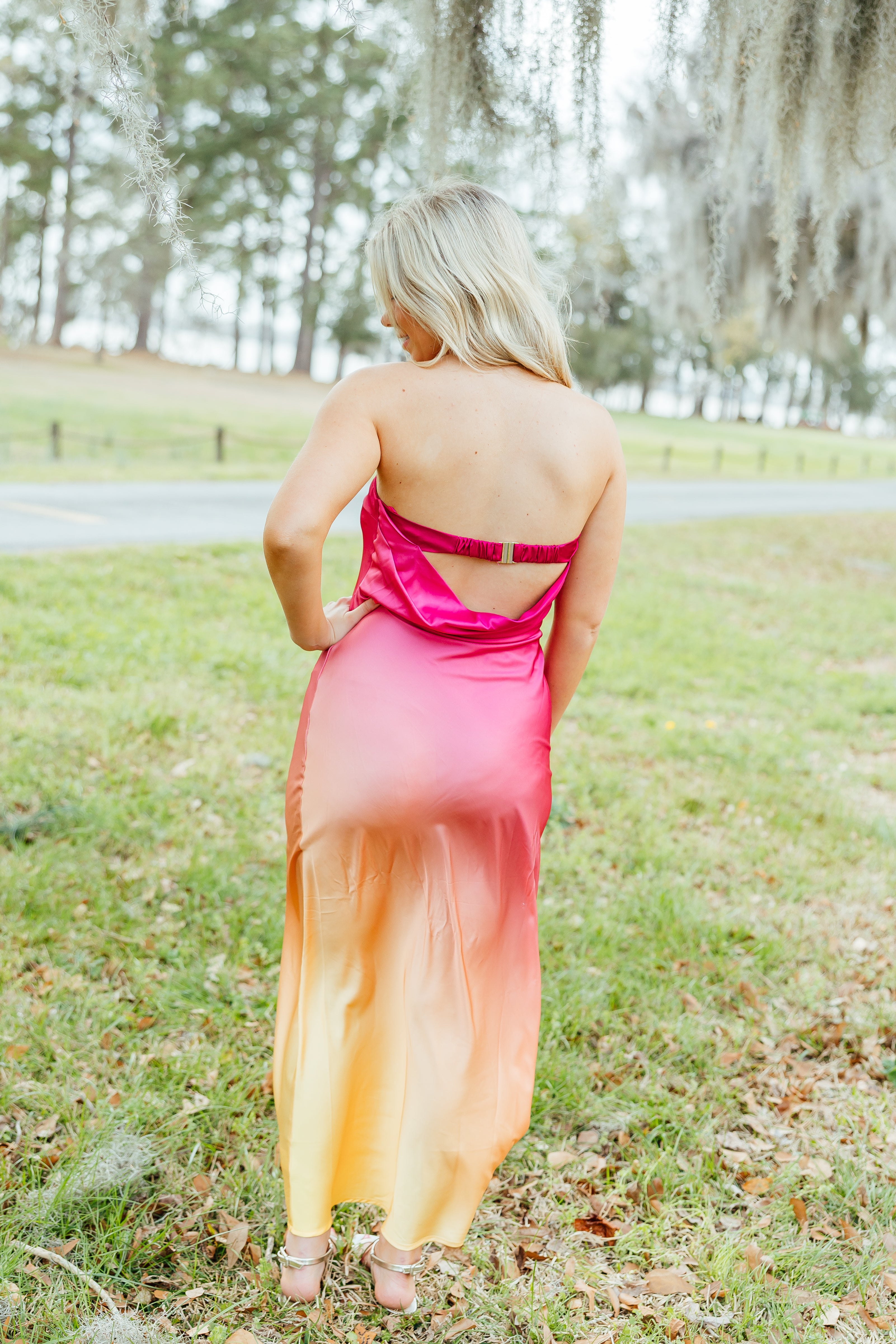 tequila sunrise dress Tequila Sunrise Midi Dress