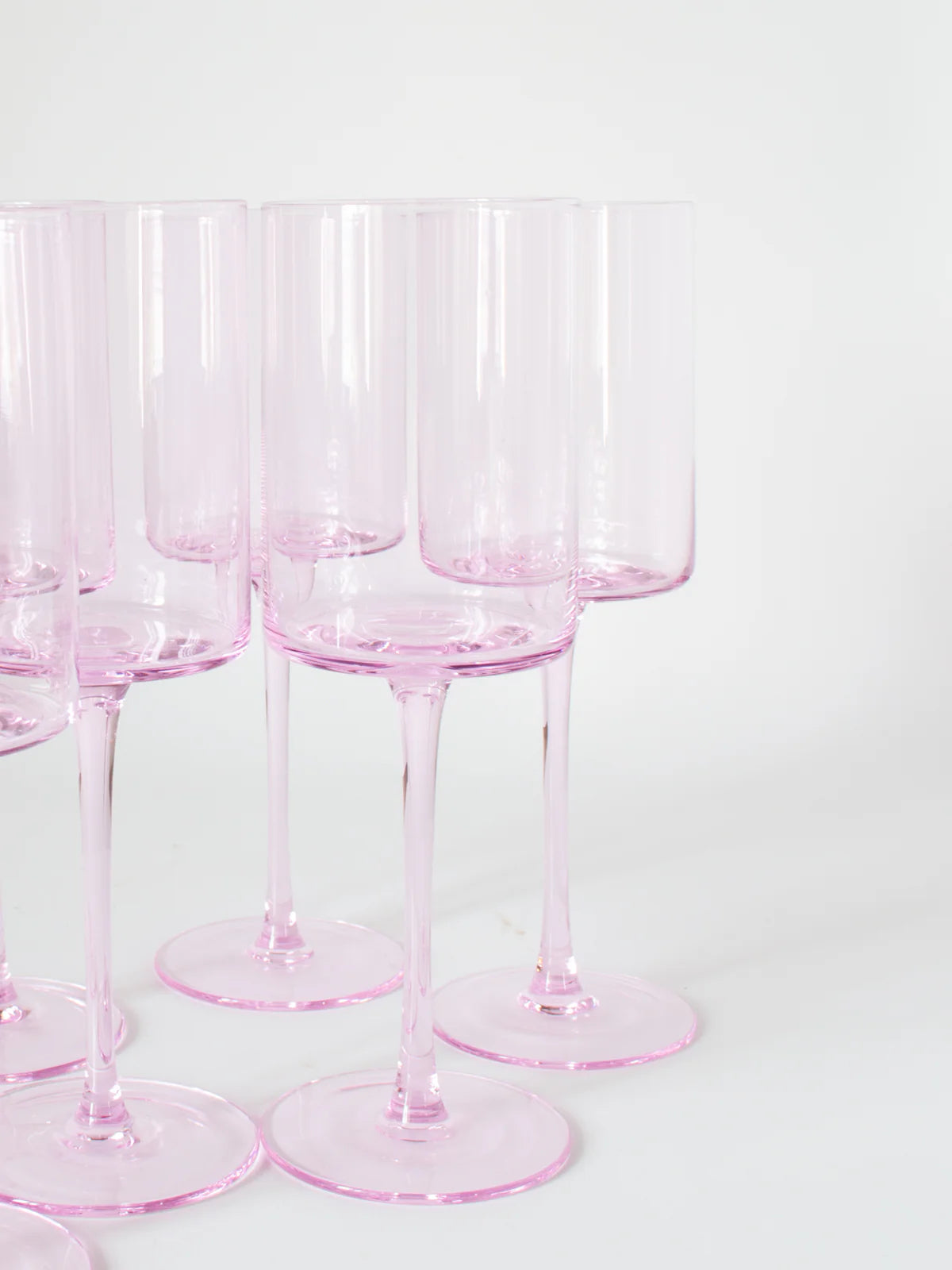 Pheobe Wine Glass - Light Pink
