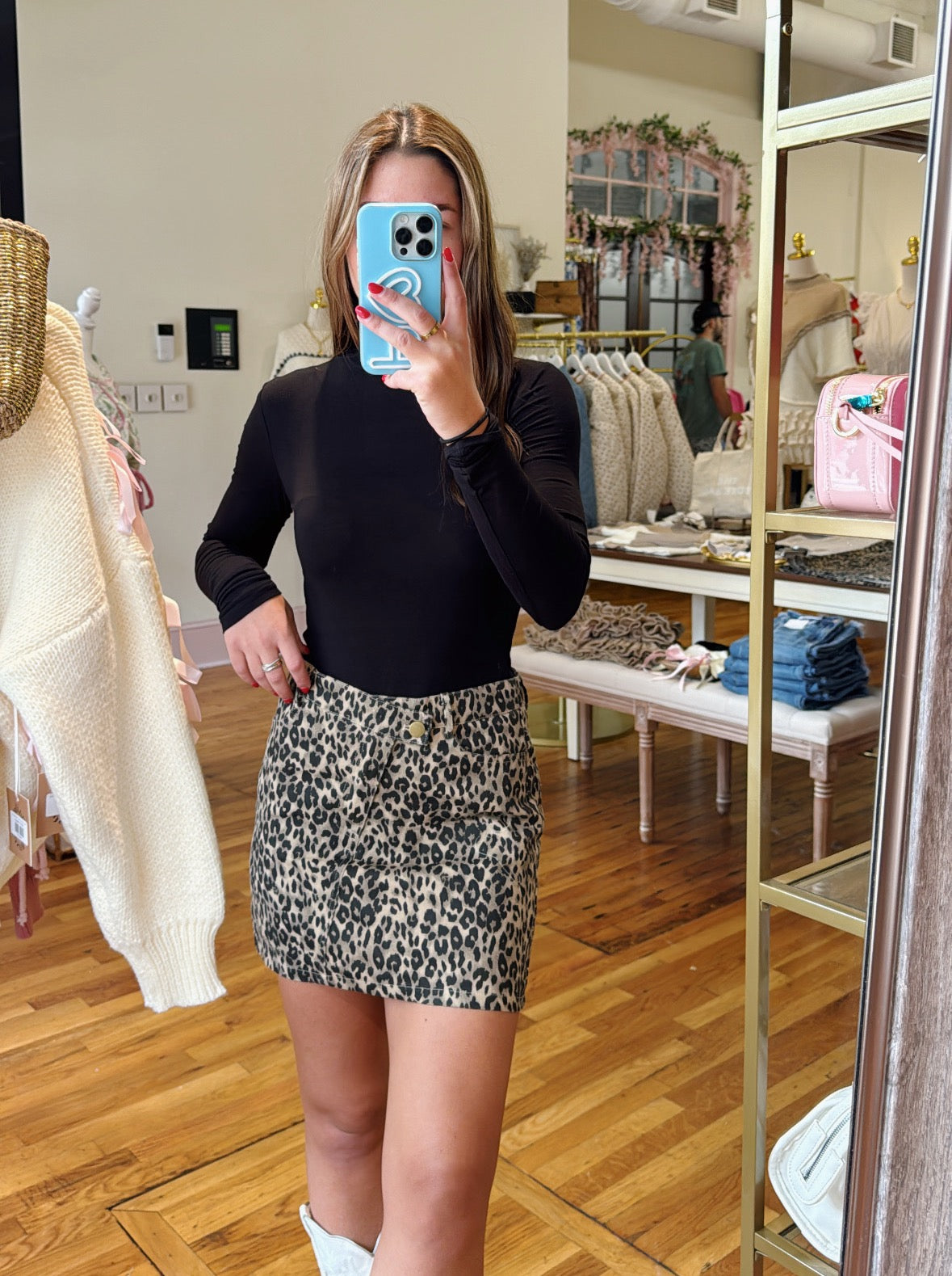 In the Wild Mini Skirt - Leopard